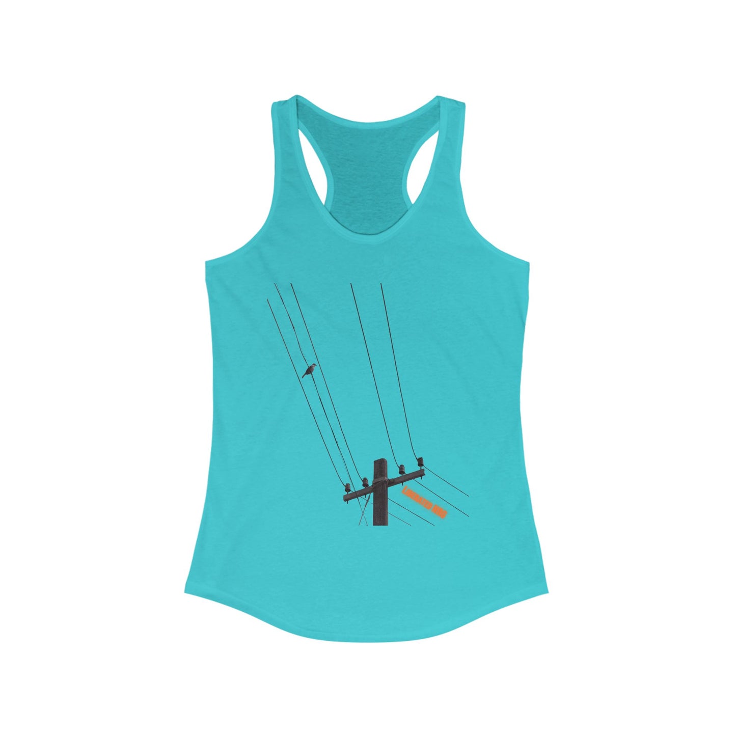 Bird On A Wire Liberated NRG Women's Racerback Tank