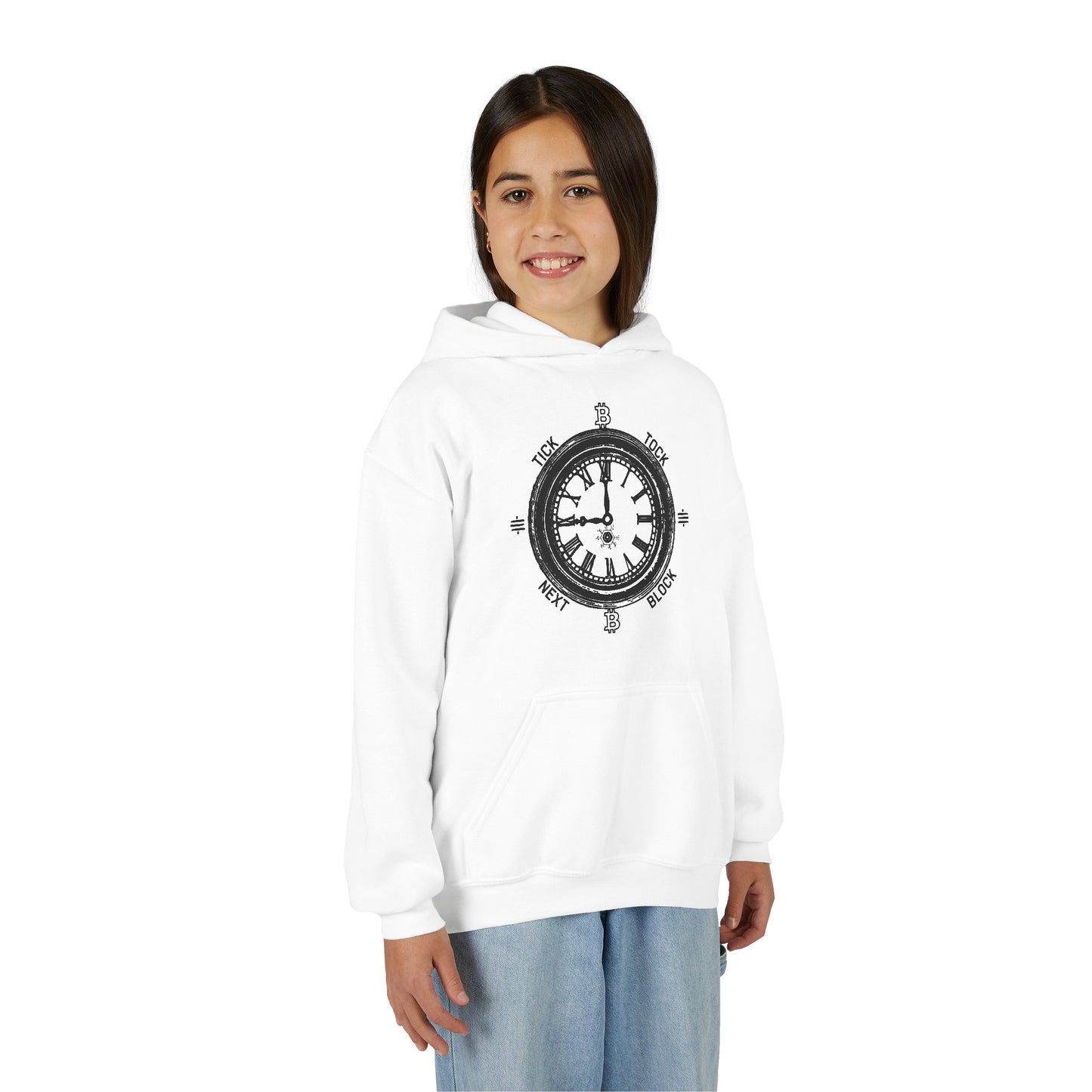 Tick Tock Next Block Youth Hoodie
