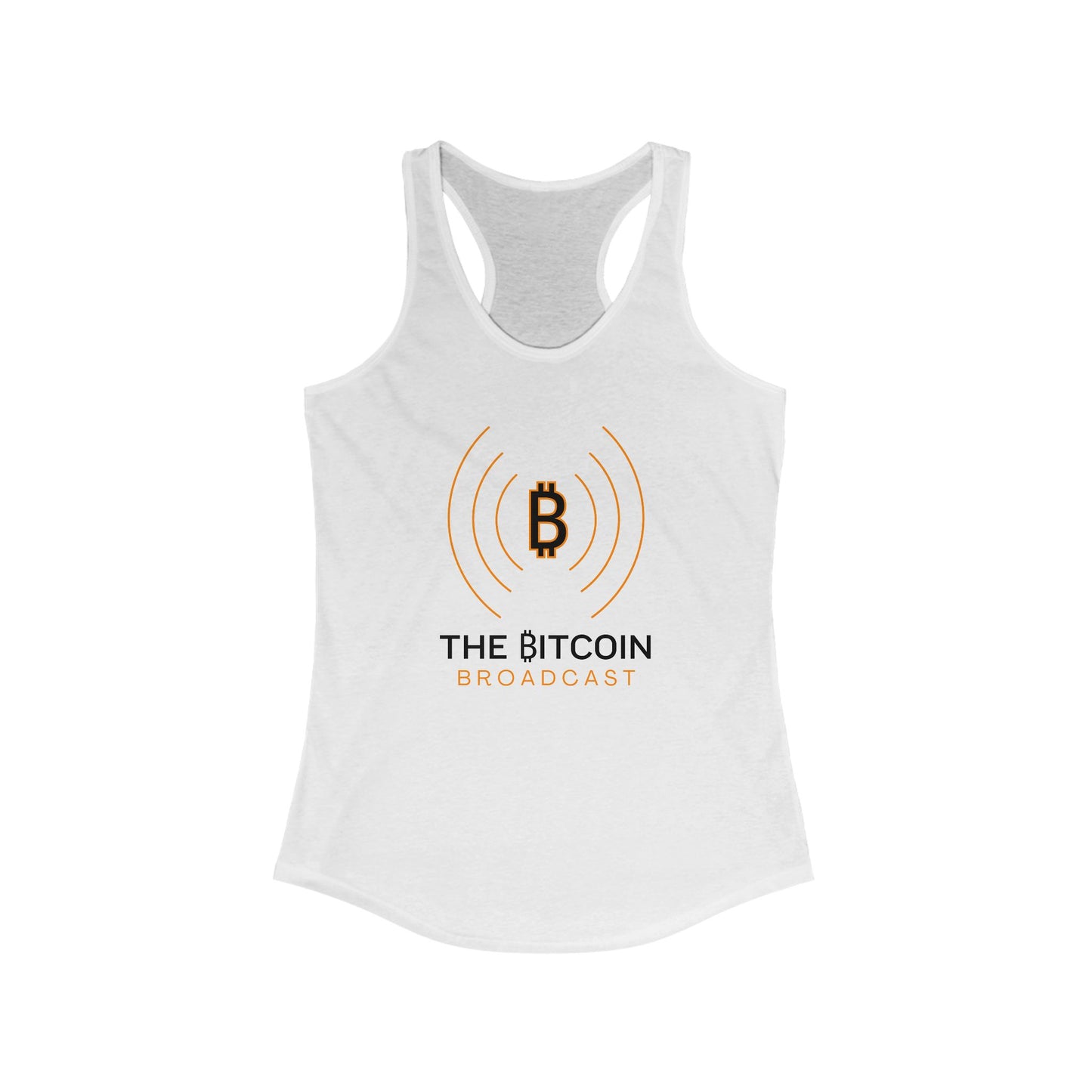 The Bitcoin Broadcast Women's Racerback Tank