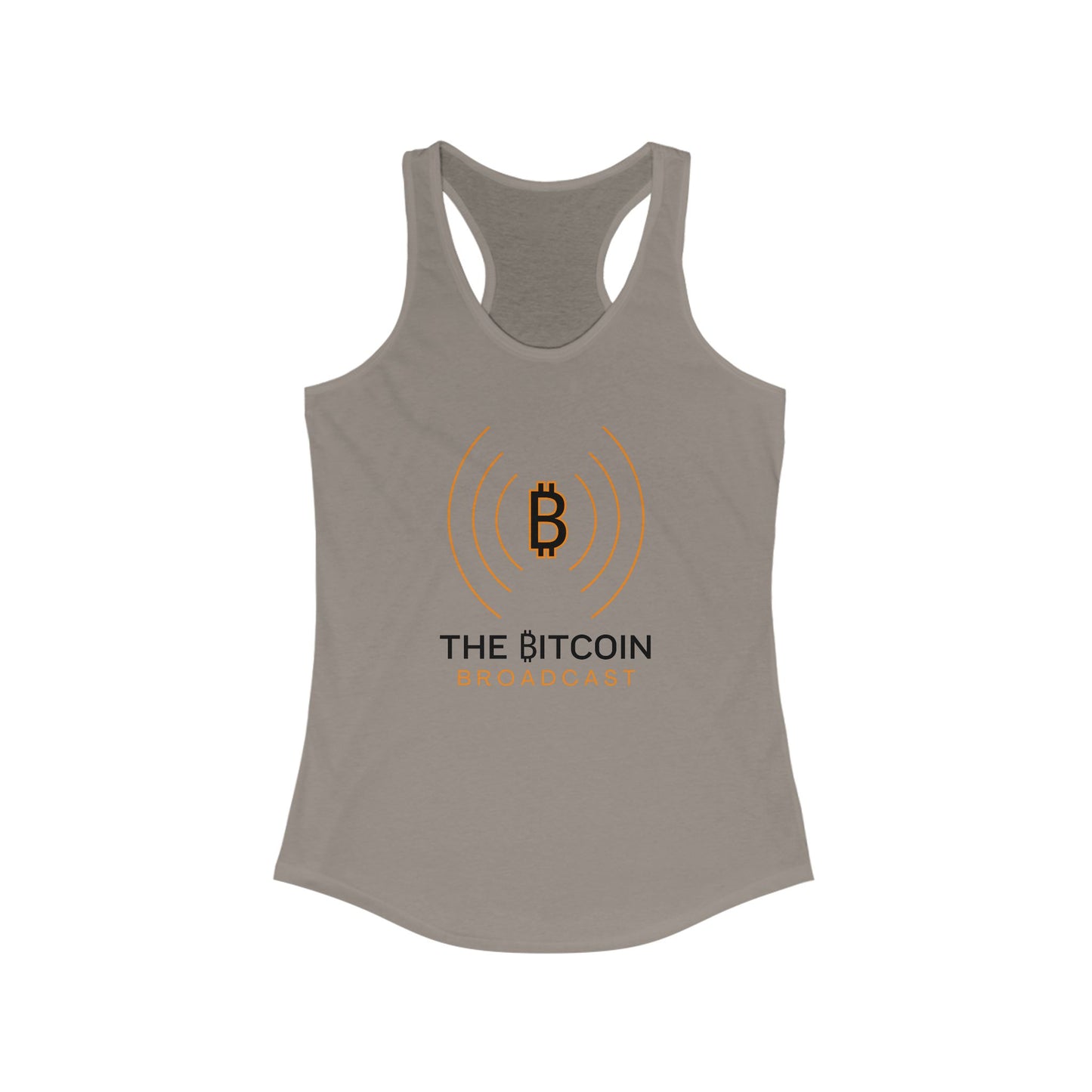 The Bitcoin Broadcast Women's Racerback Tank