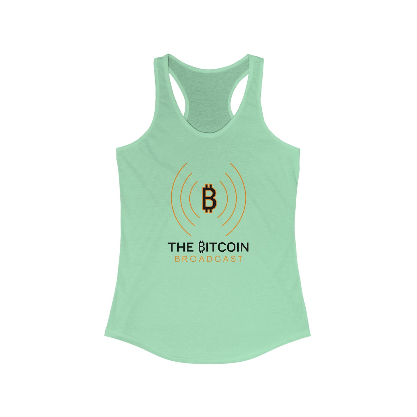 The Bitcoin Broadcast Women's Racerback Tank