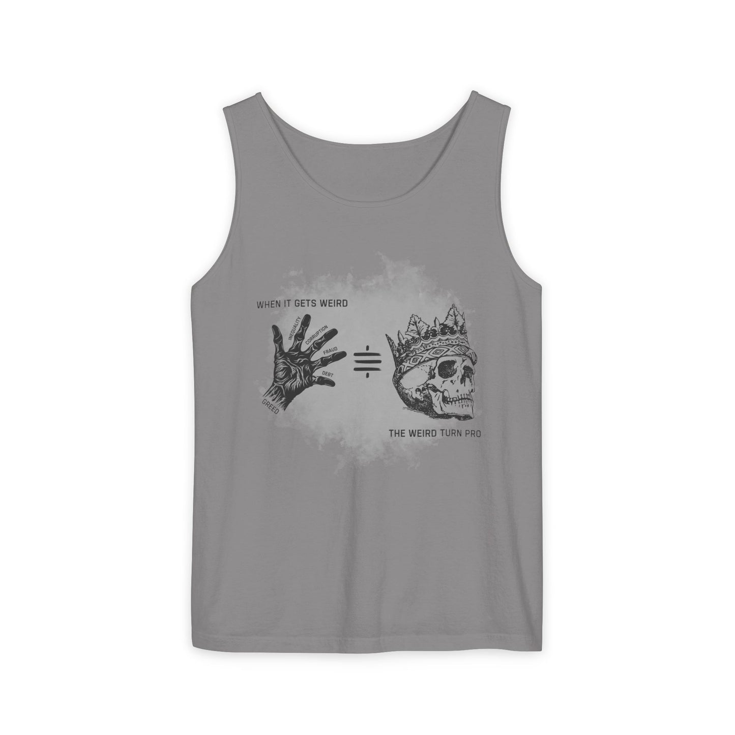 Weird Turn Pro Hand & Skull Unisex Tank Top