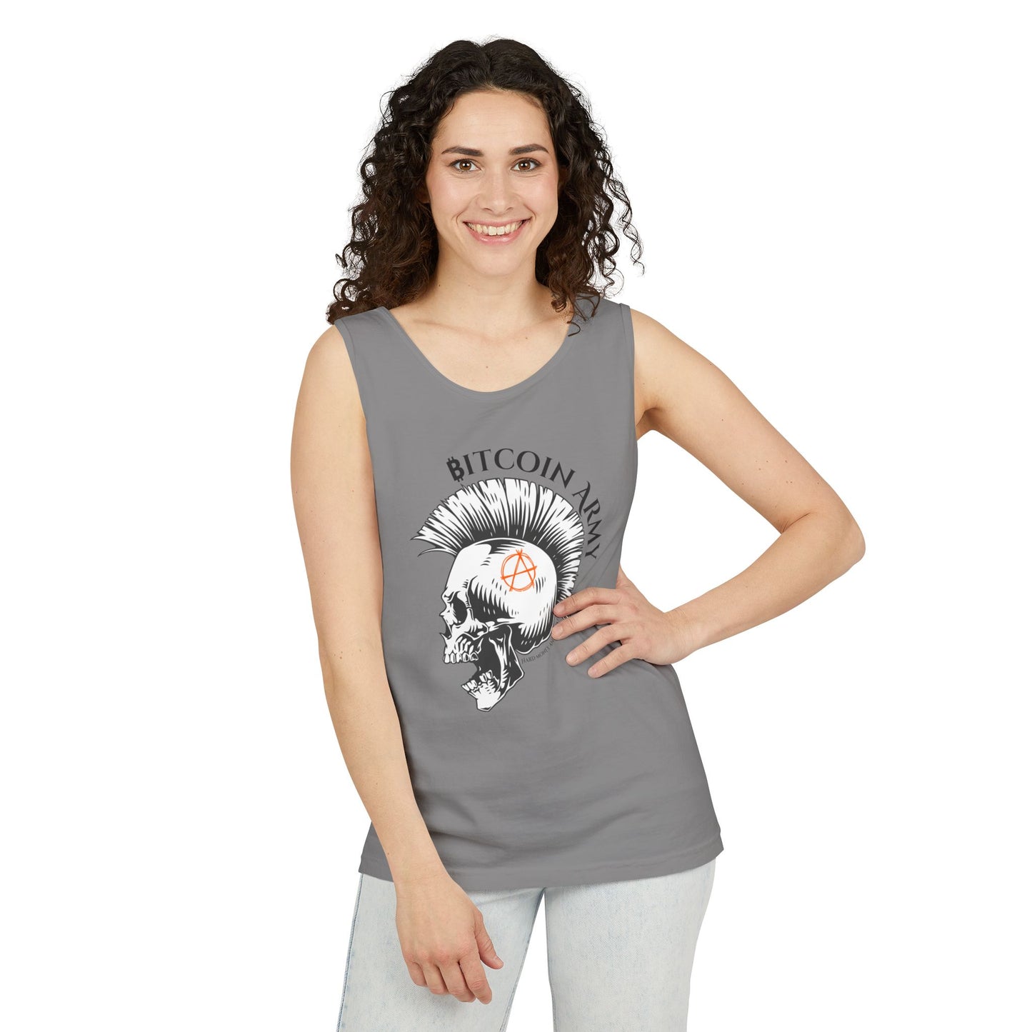 Bitcoin Army Hard Money Anarchists Tank Top