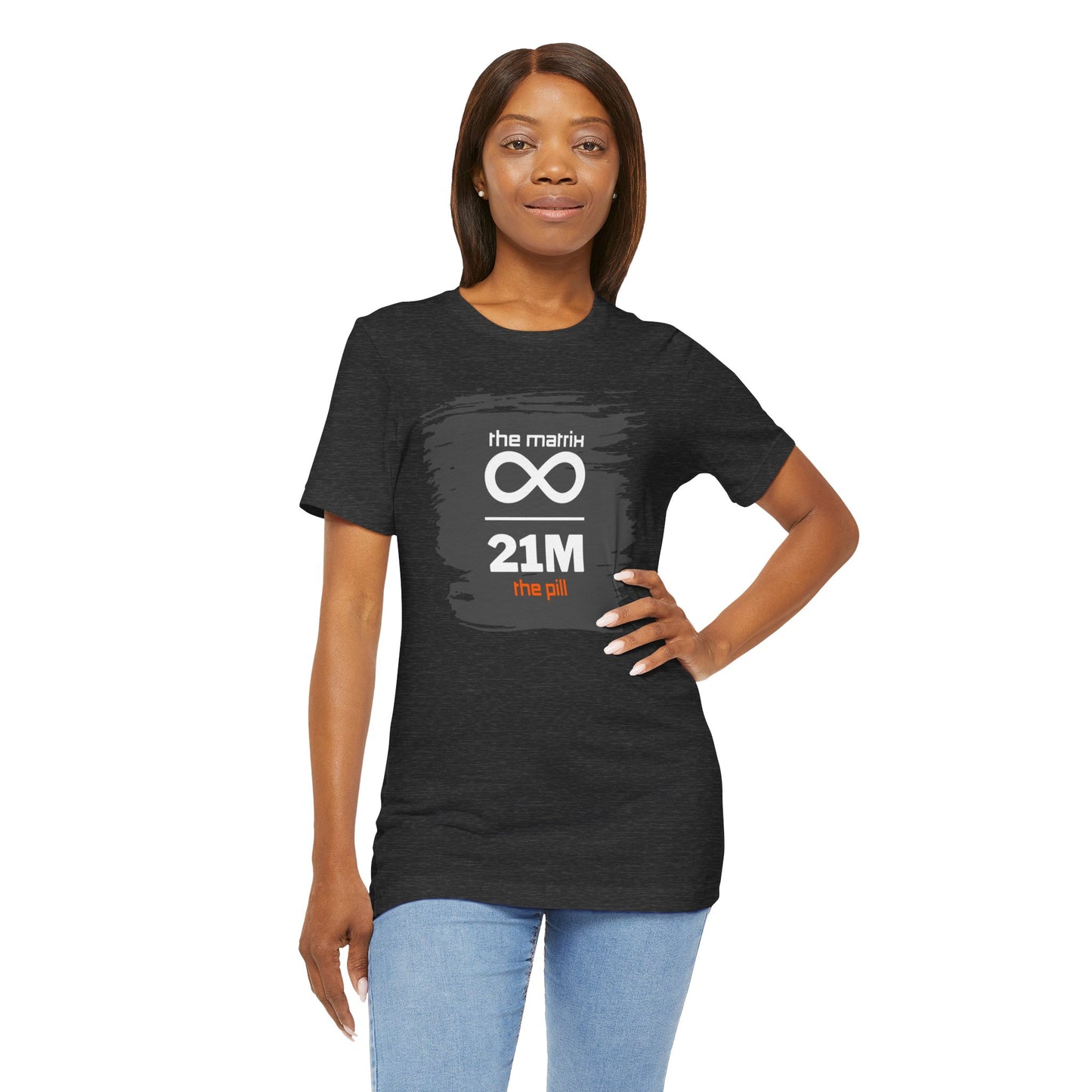 Fiat Matrix Bitcoin Orange Pill T-Shirt