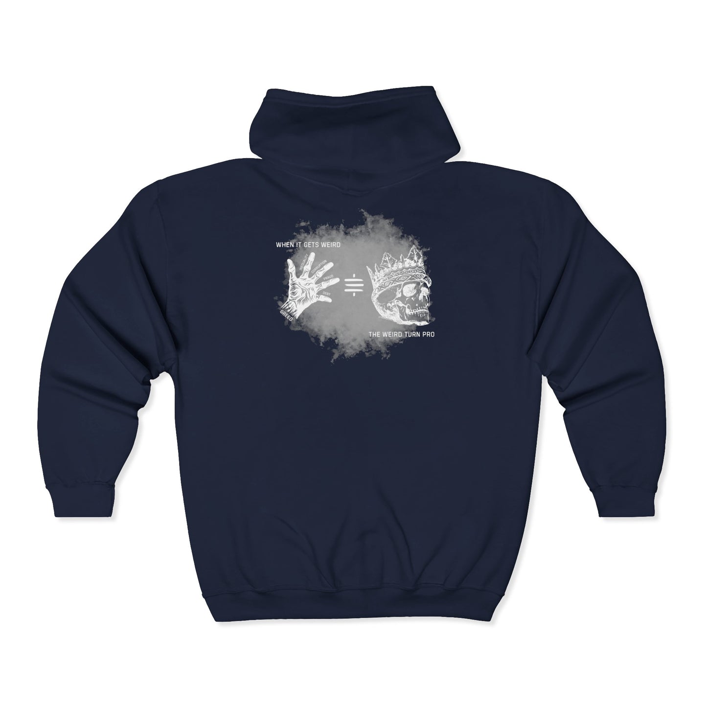 SATS Symbol When It Gets Weird The Weird Turn Pro Zip Up Hoodie
