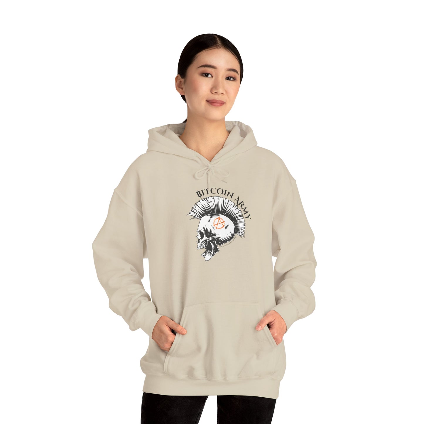 Bitcoin Army Hard Money Anarchists Hoodie