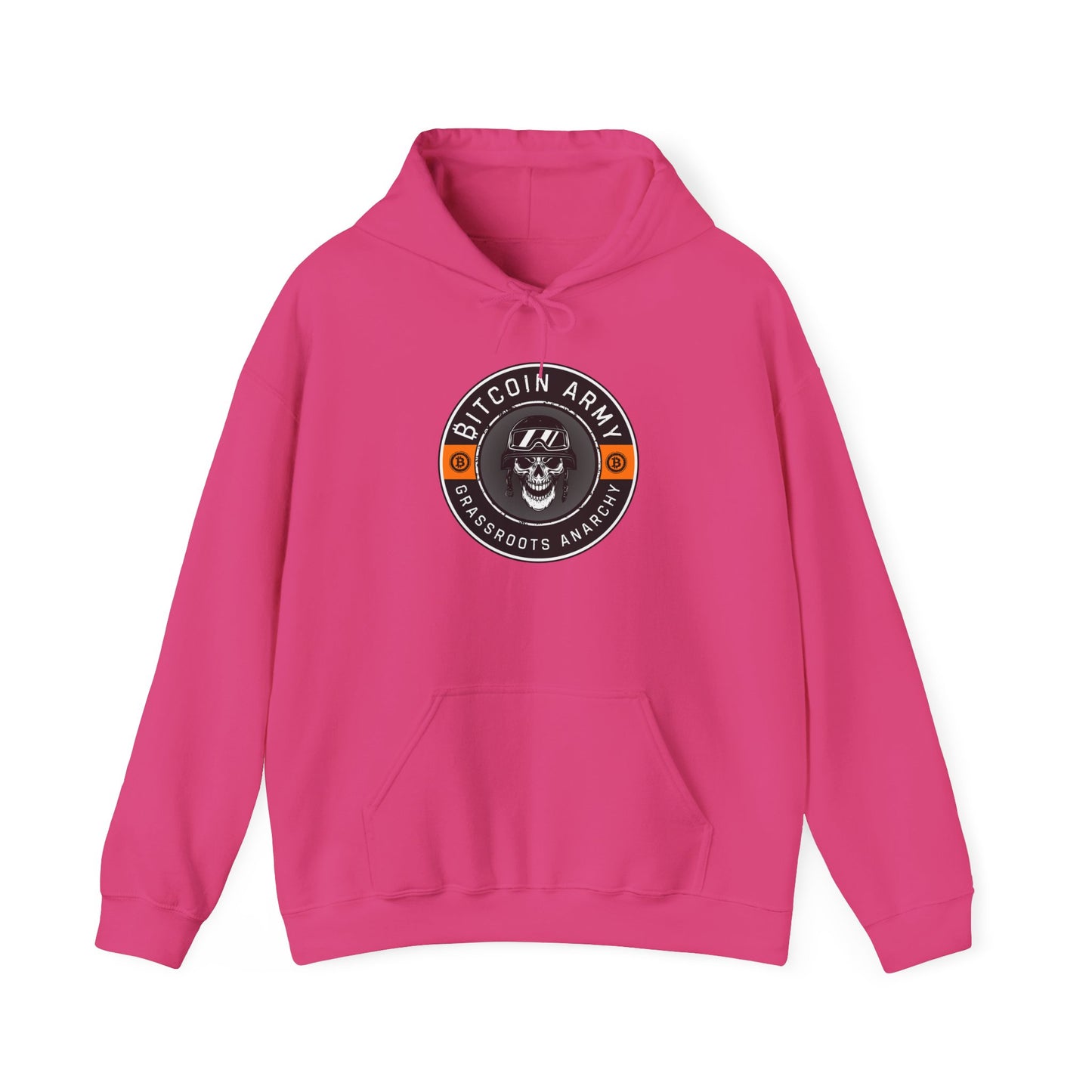 Bitcoin Army Grassroots Anarchy Hoodie