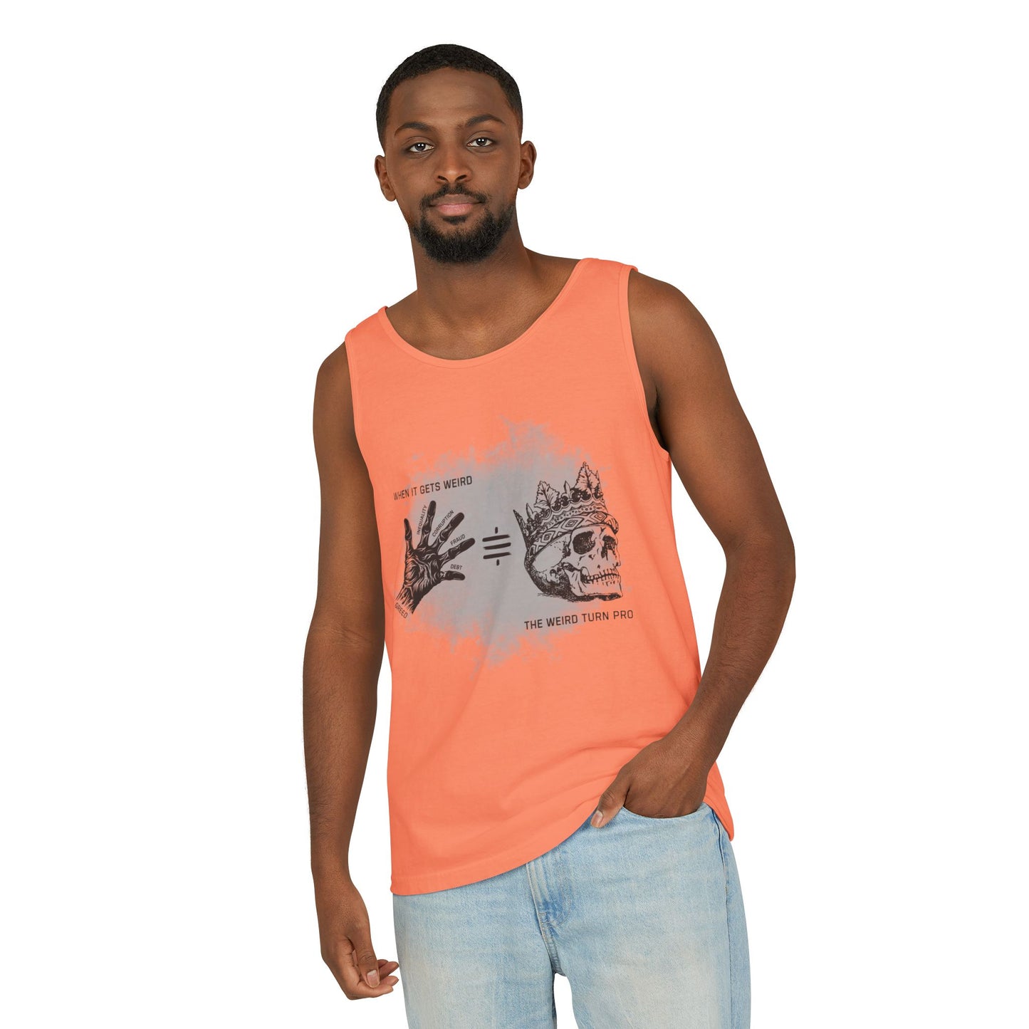 Weird Turn Pro Hand & Skull Unisex Tank Top