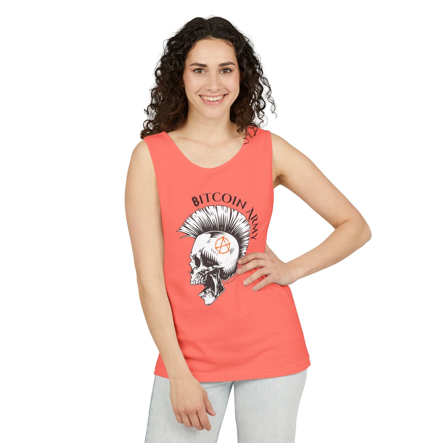 Bitcoin Army Hard Money Anarchists Tank Top