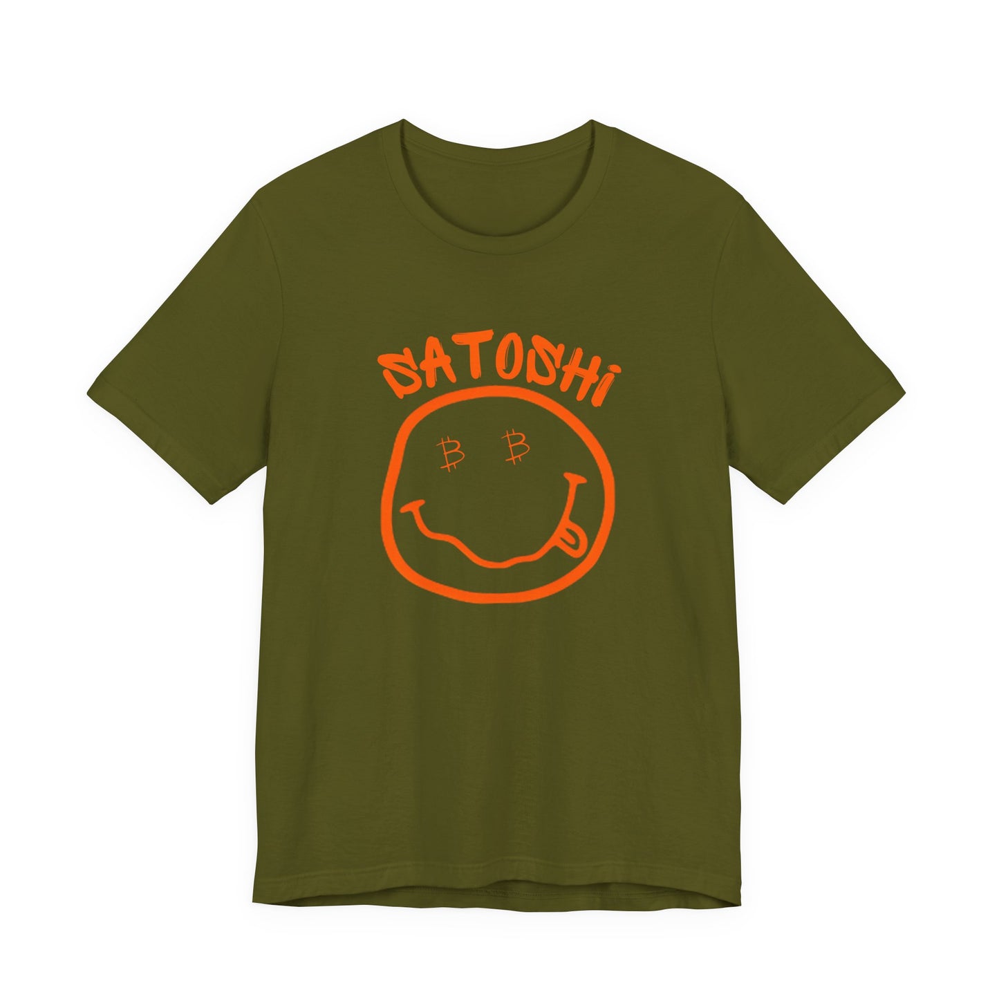 Bitcoin Eyed Satoshi Smiley T-Shirt