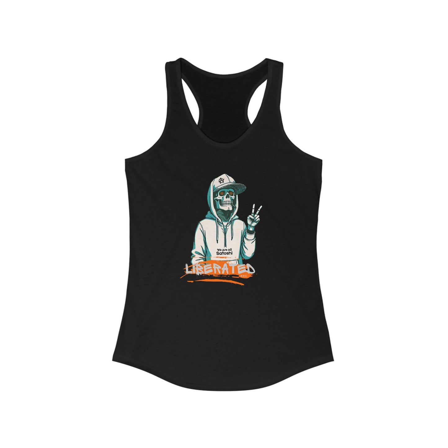 We Are All Satoshi Liberated NRG Women's Racerback Tank
