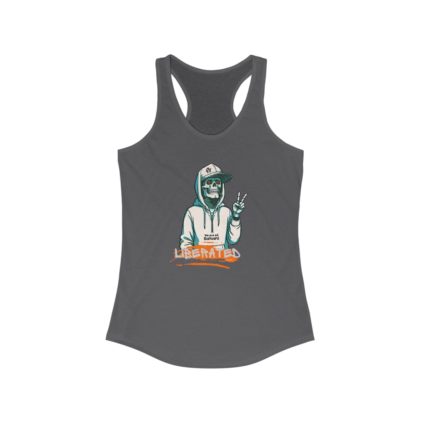 We Are All Satoshi Liberated NRG Women's Racerback Tank