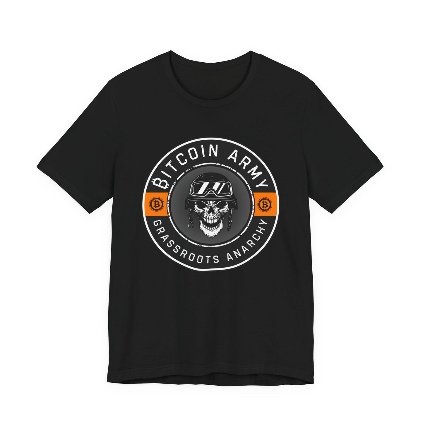 Bitcoin Army Grassroots Anarchy T-Shirt