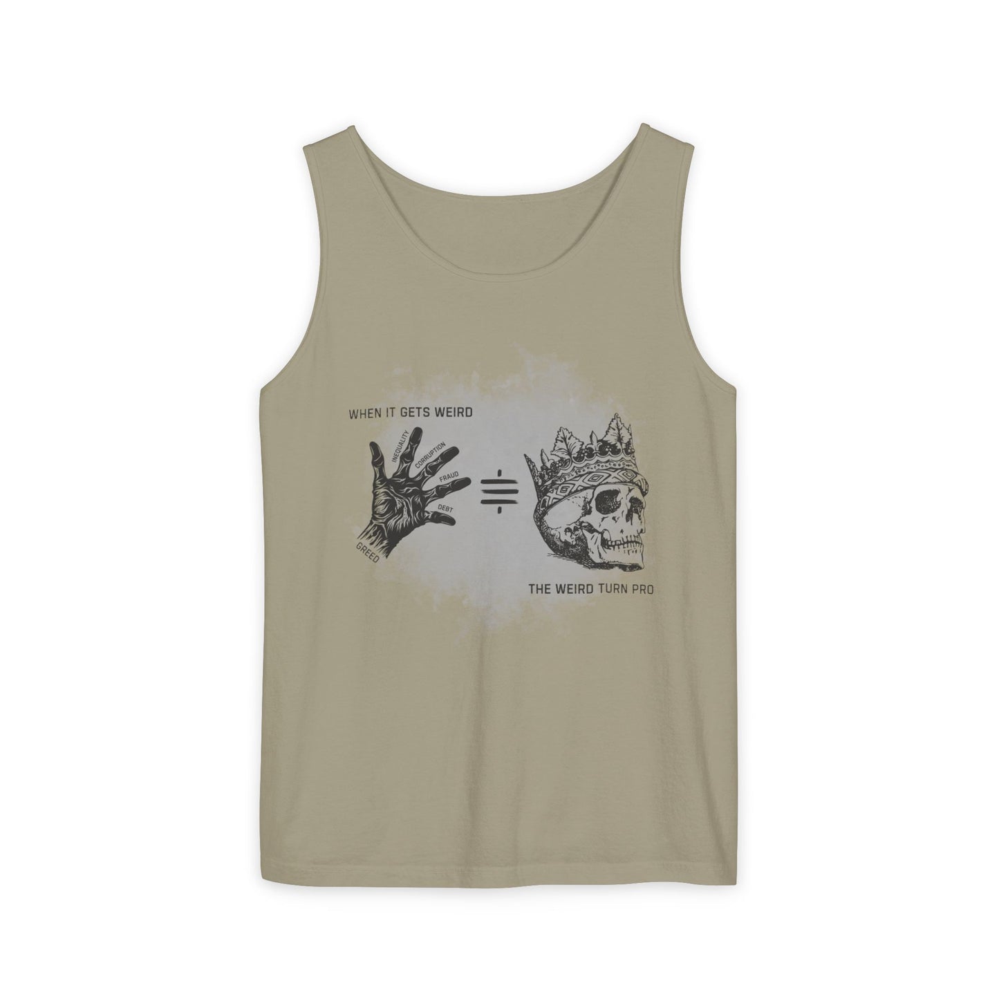 Weird Turn Pro Hand & Skull Unisex Tank Top