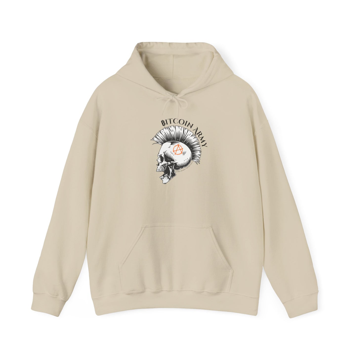 Bitcoin Army Hard Money Anarchists Hoodie