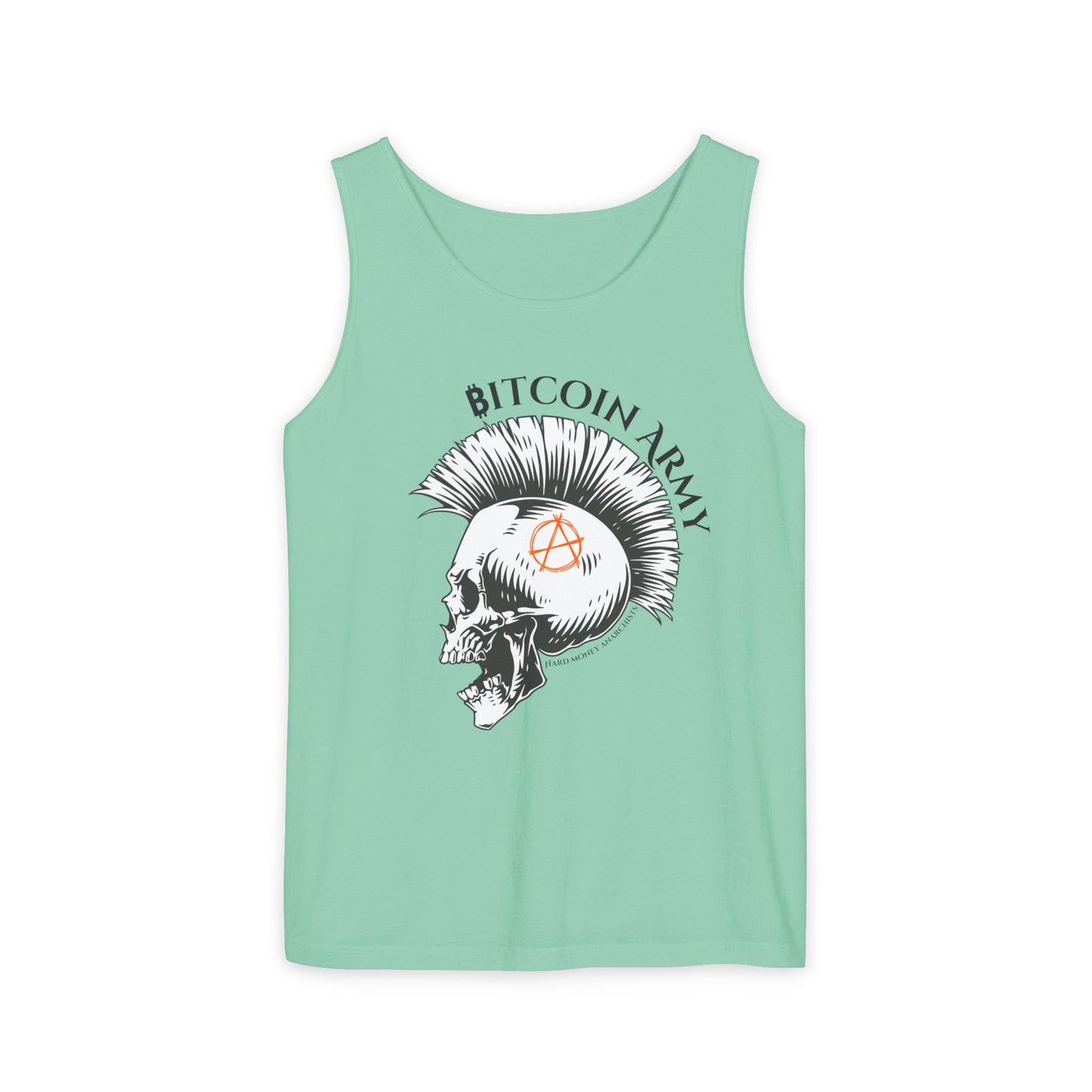 Bitcoin Army Hard Money Anarchists Tank Top