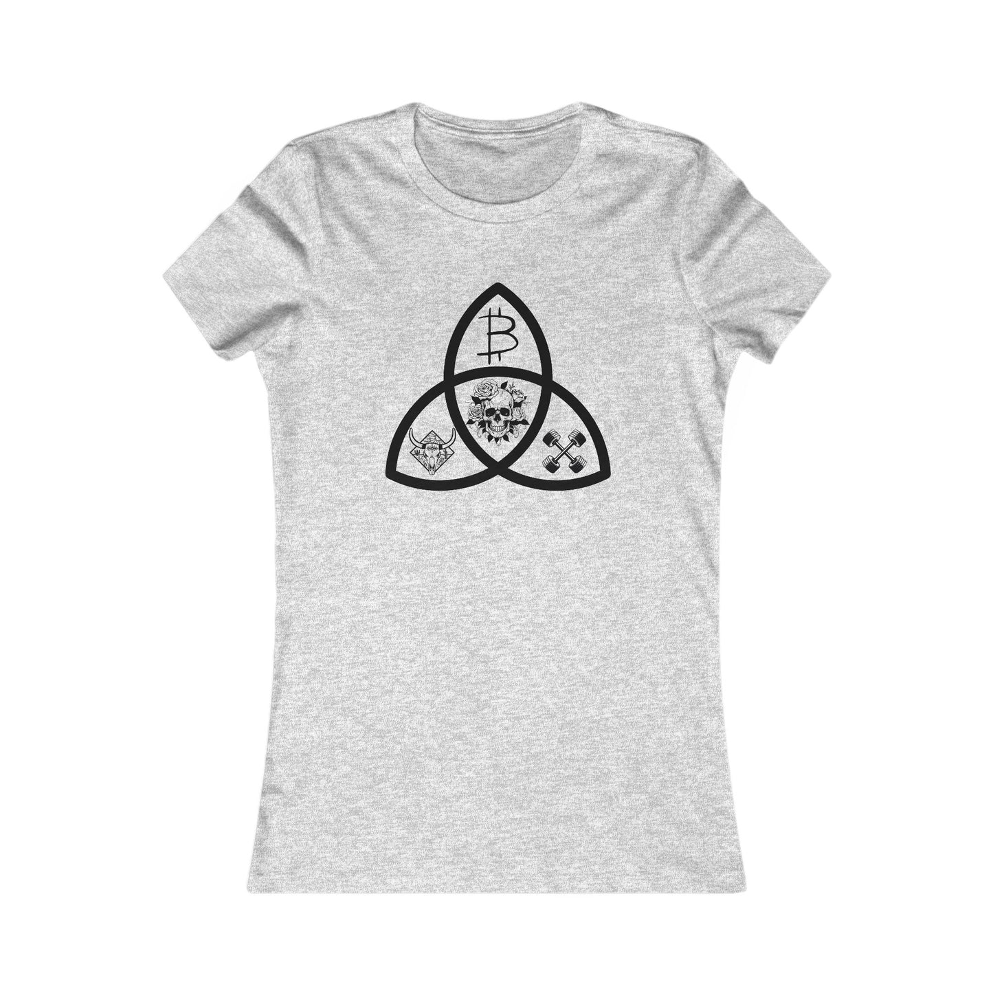 Beef Barbells & Bitcoin Trifecta Women's T-Shirt