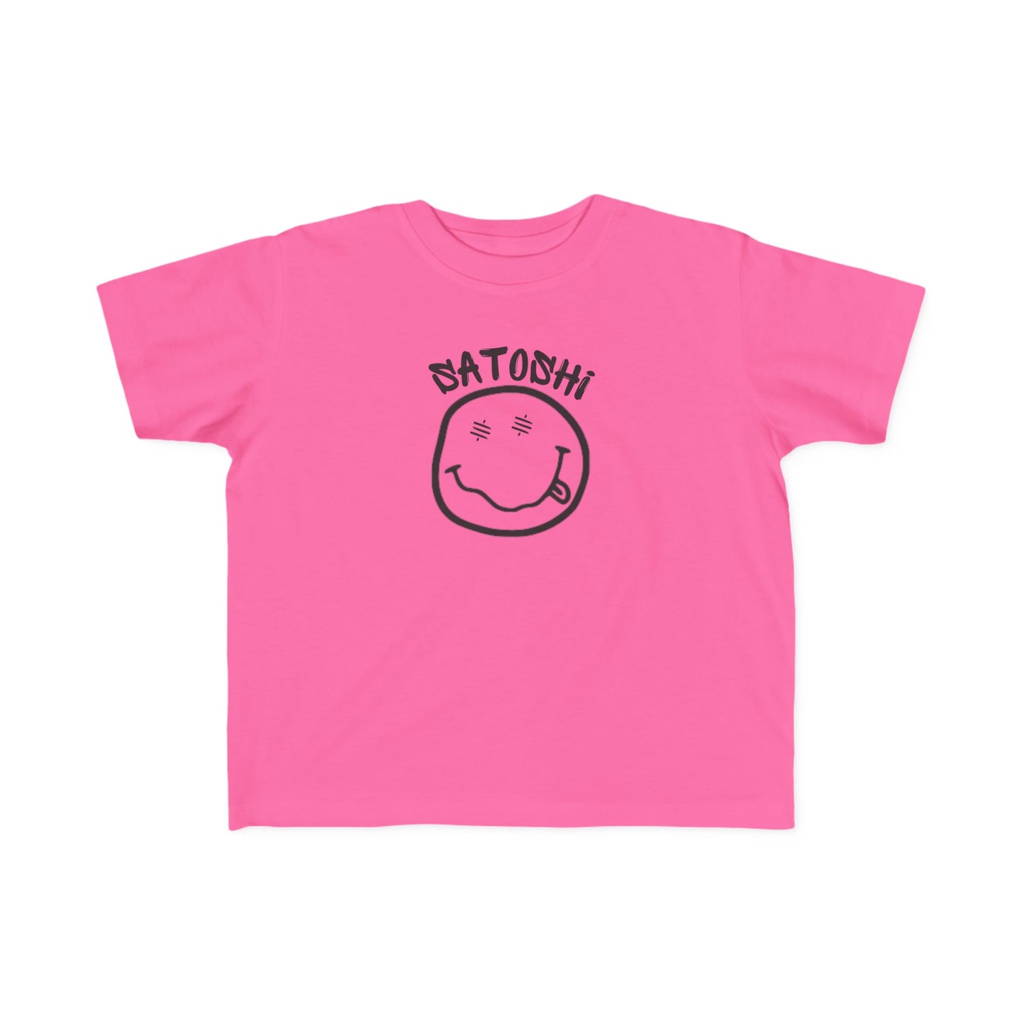 SATS Eyed Satoshi Smiley Toddler T-Shirt