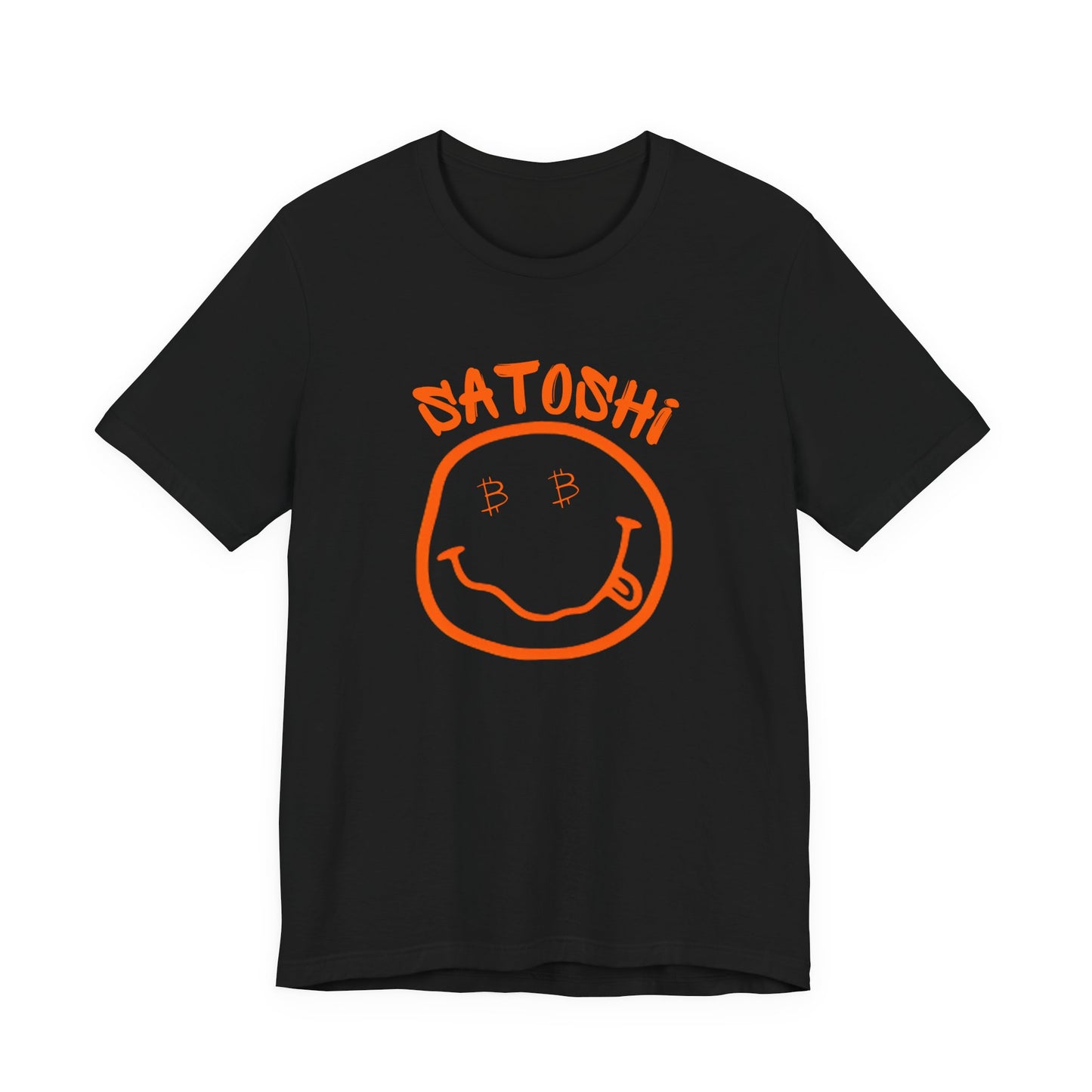 Bitcoin Eyed Satoshi Smiley T-Shirt