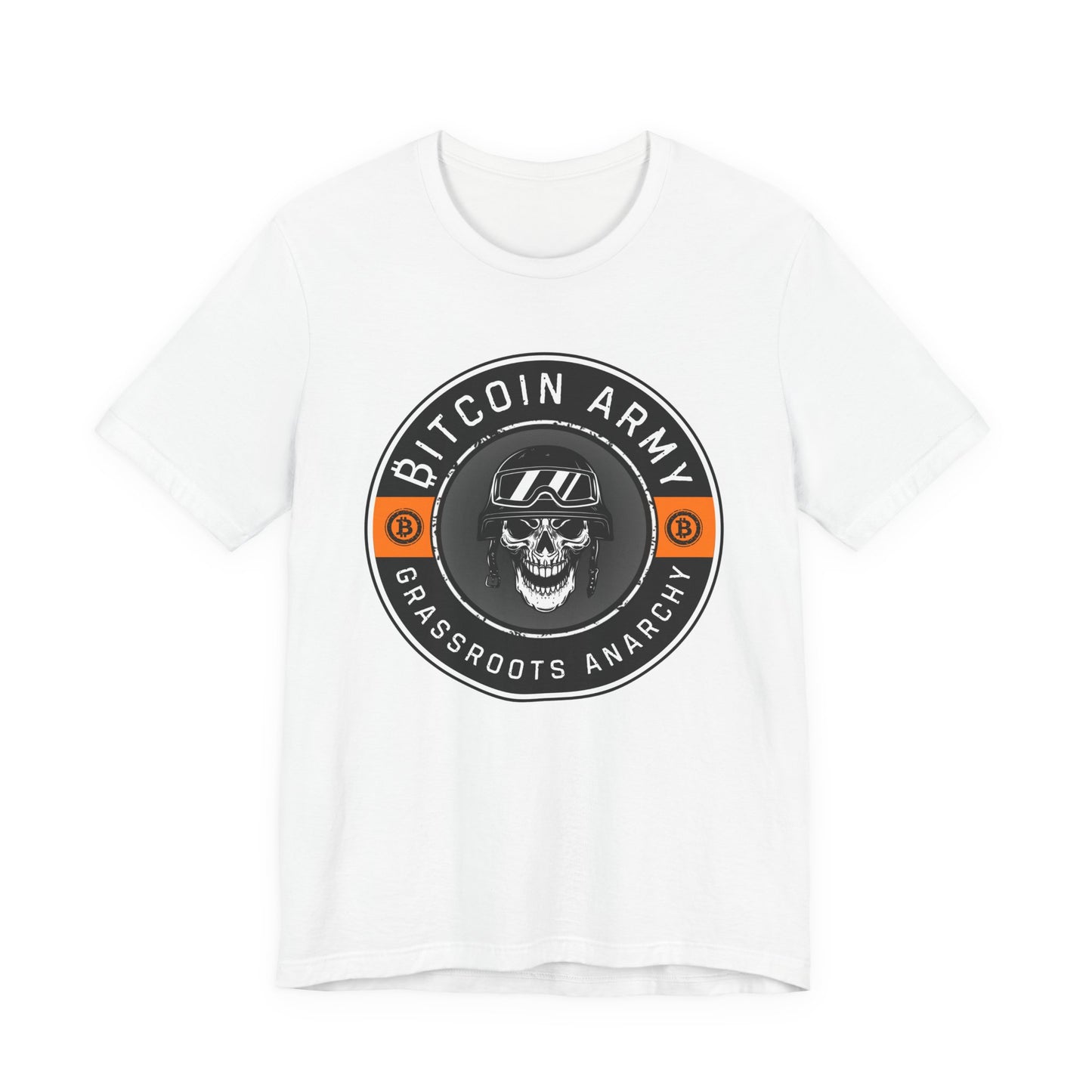 Bitcoin Army Grassroots Anarchy T-Shirt
