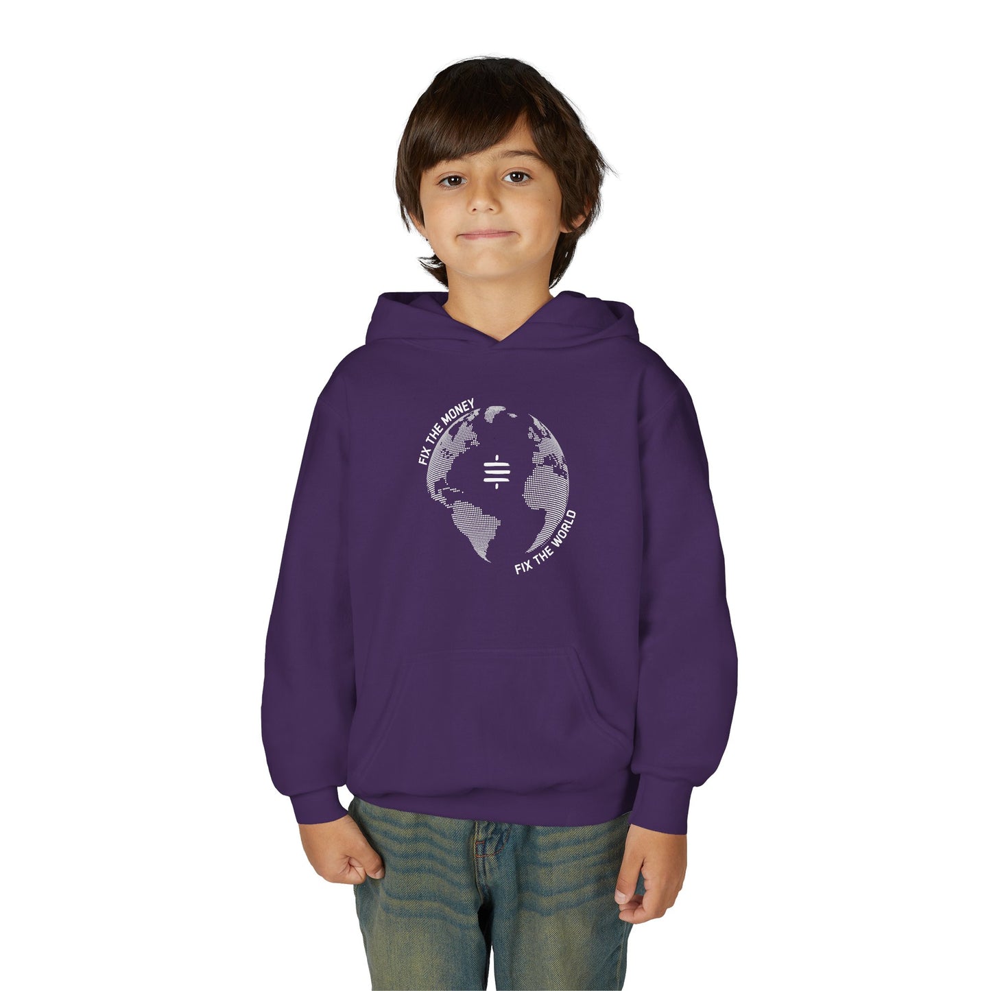 Fix The Money Fix The World Youth Hoodie