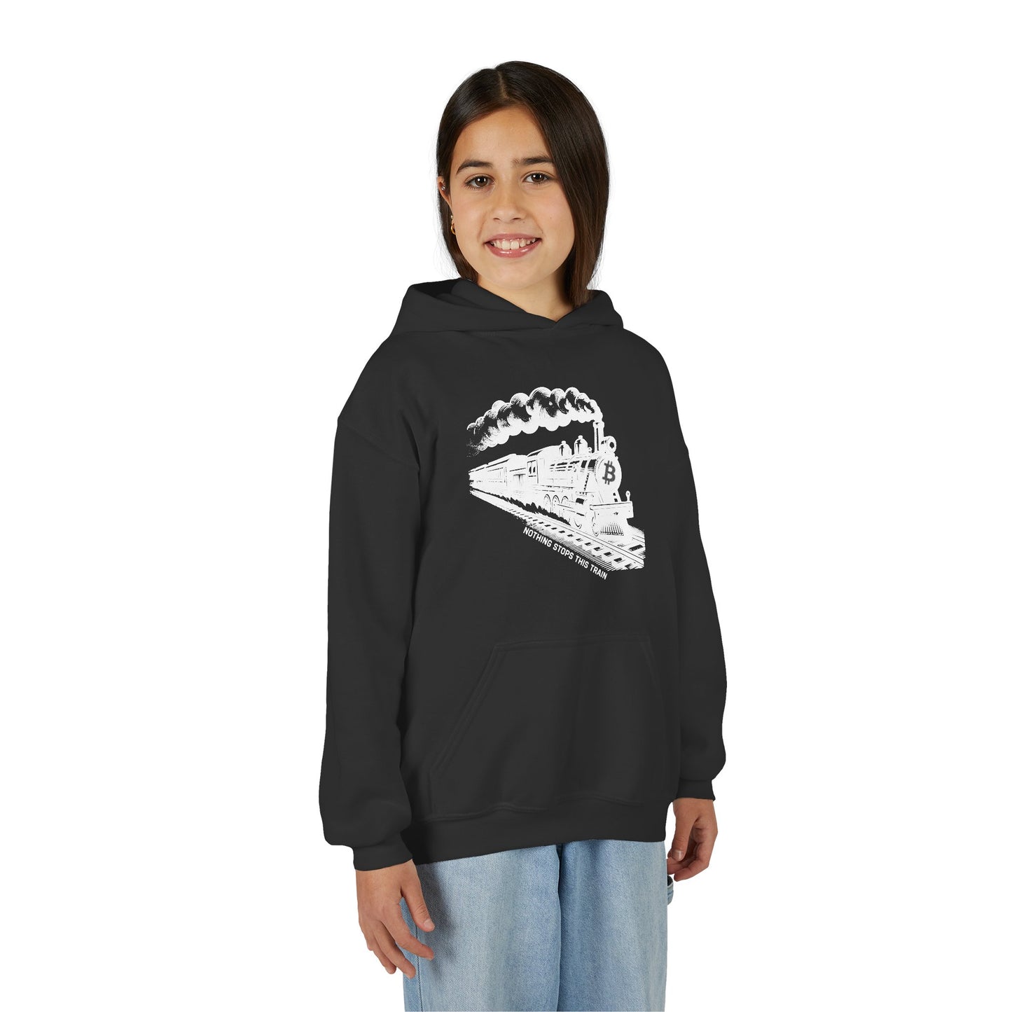 Nothing Stops This Train Youth Hoodie