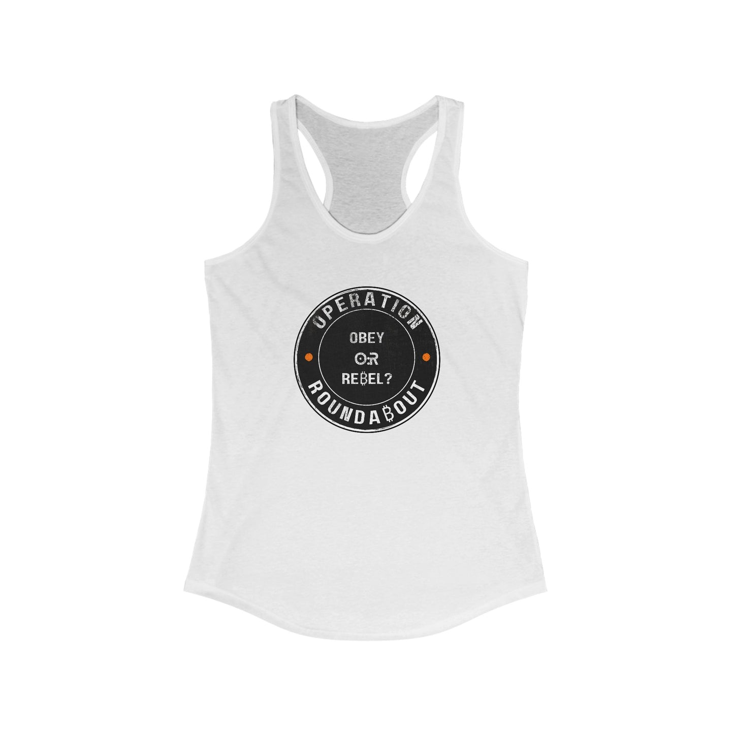 Obey Or Rebel Operation Roundabout Women's Racerback Tank