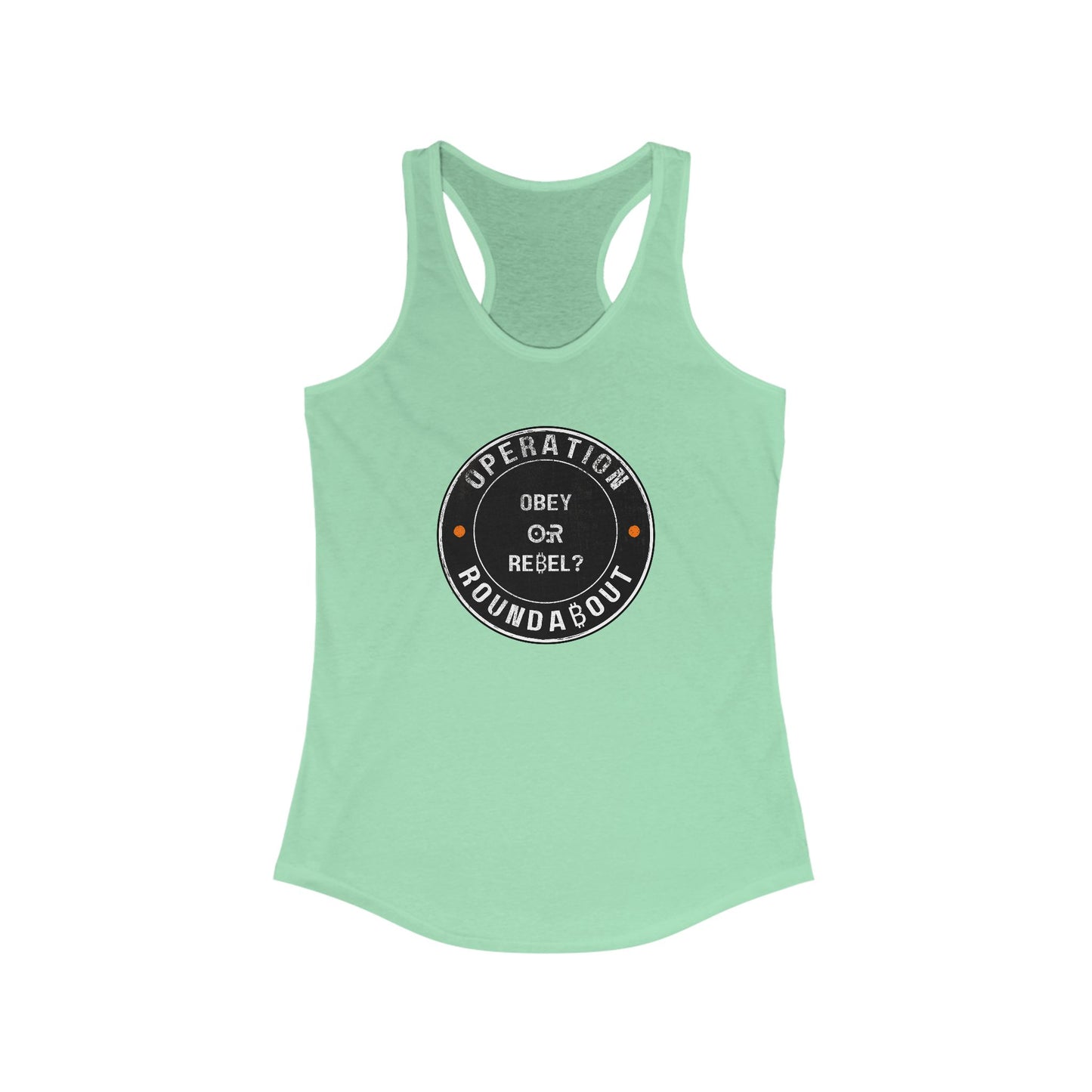 Obey Or Rebel Operation Roundabout Women's Racerback Tank