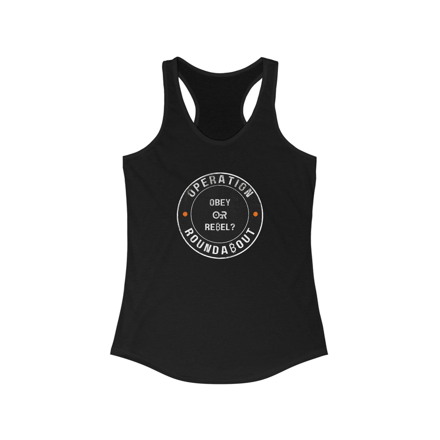 Obey Or Rebel Operation Roundabout Women's Racerback Tank