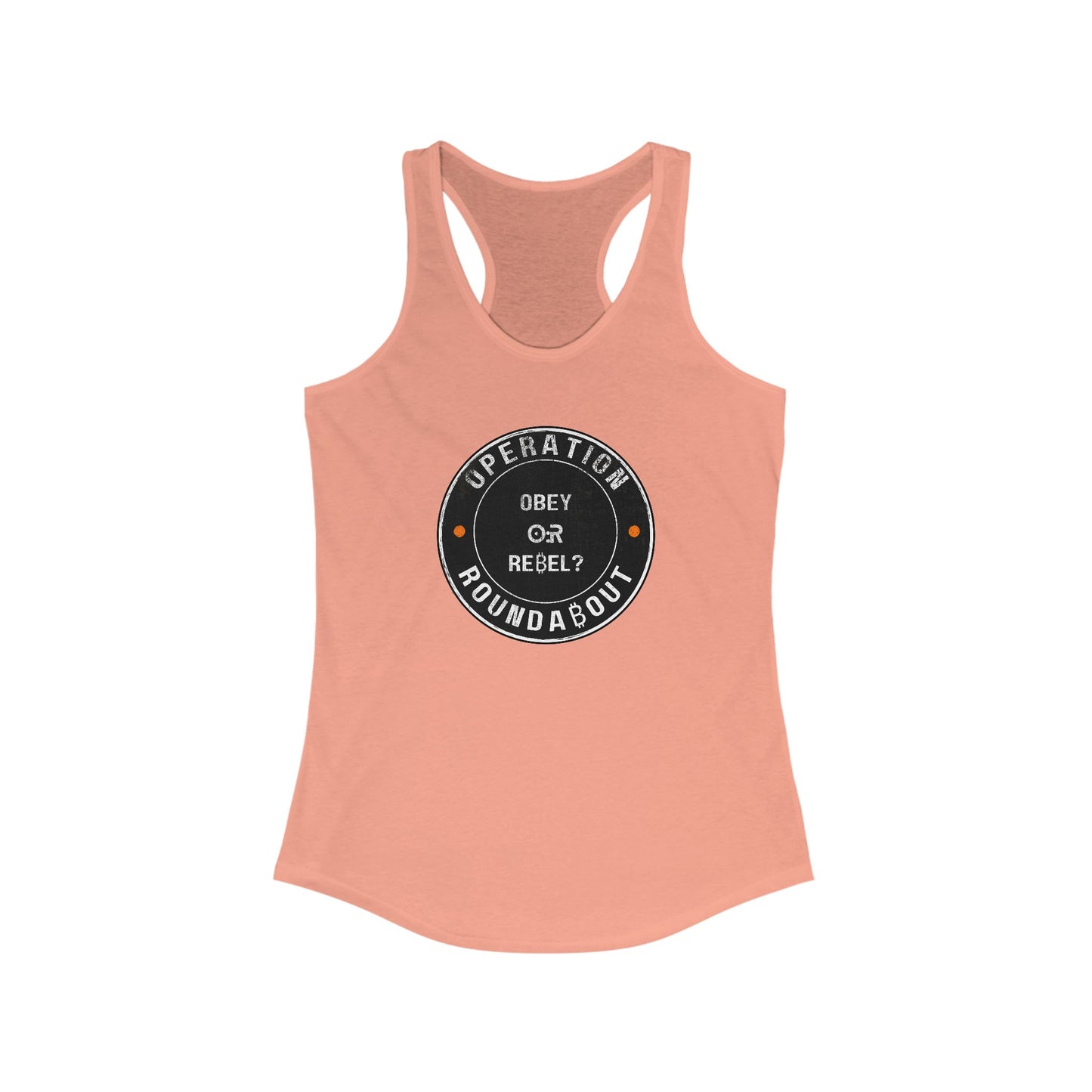 Obey Or Rebel Operation Roundabout Women's Racerback Tank