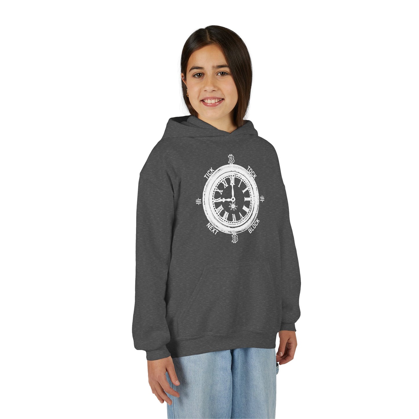Tick Tock Next Block Youth Hoodie