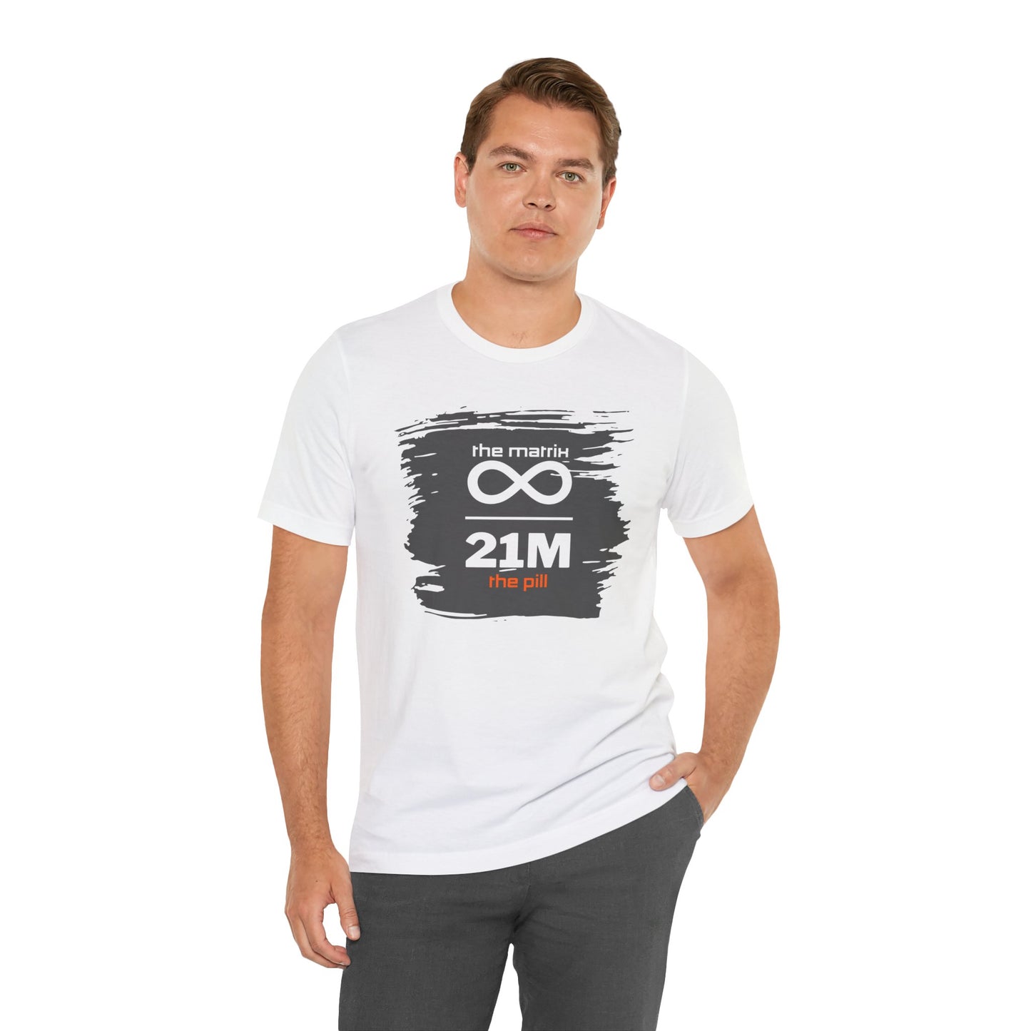 Fiat Matrix Bitcoin Orange Pill T-Shirt