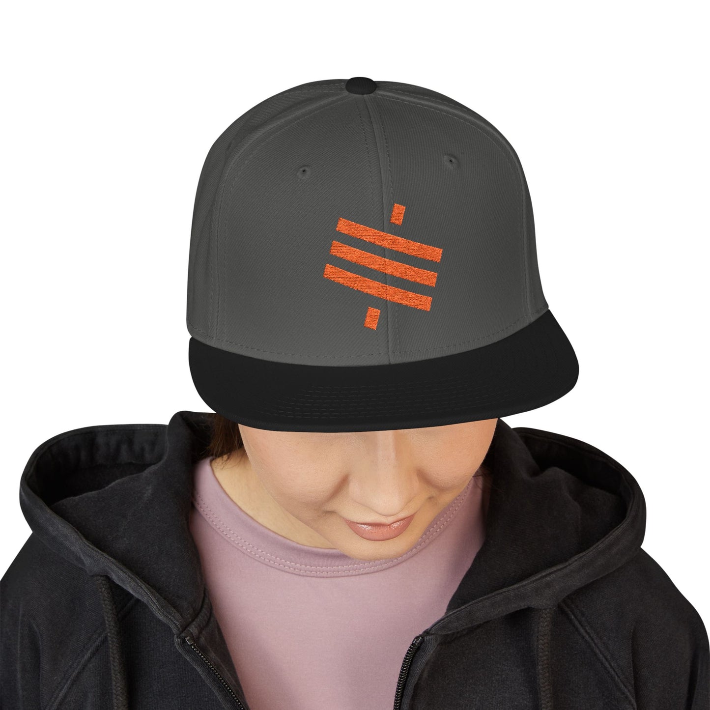 SATS Symbol Embroidered Snapback Hat