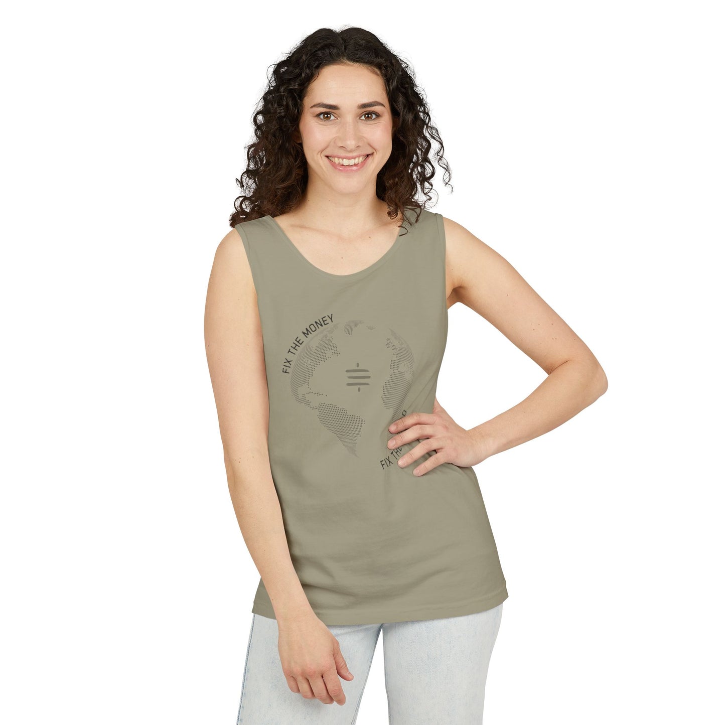 Fix The Money Fix The World Unisex Tank Top