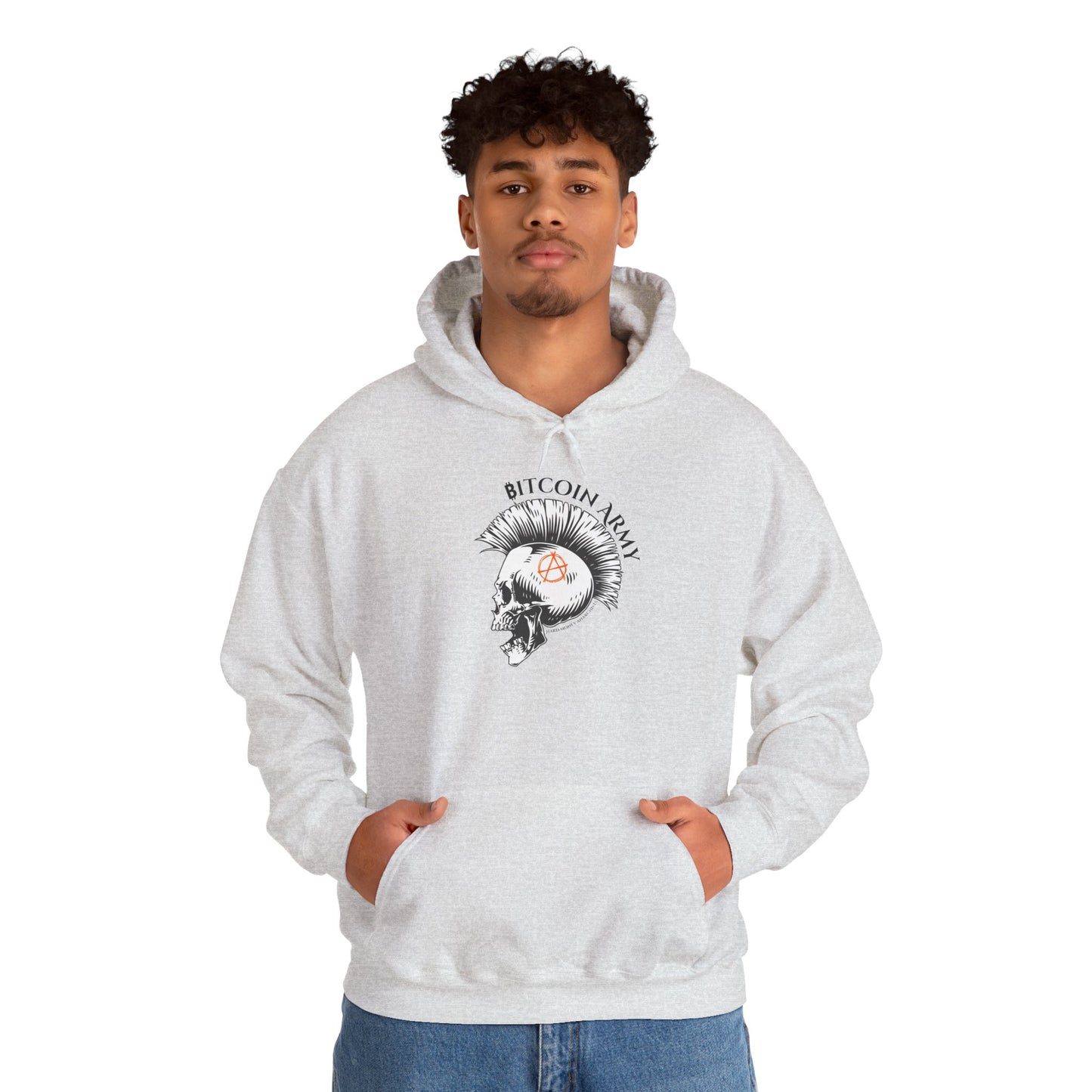 Bitcoin Army Hard Money Anarchists Hoodie