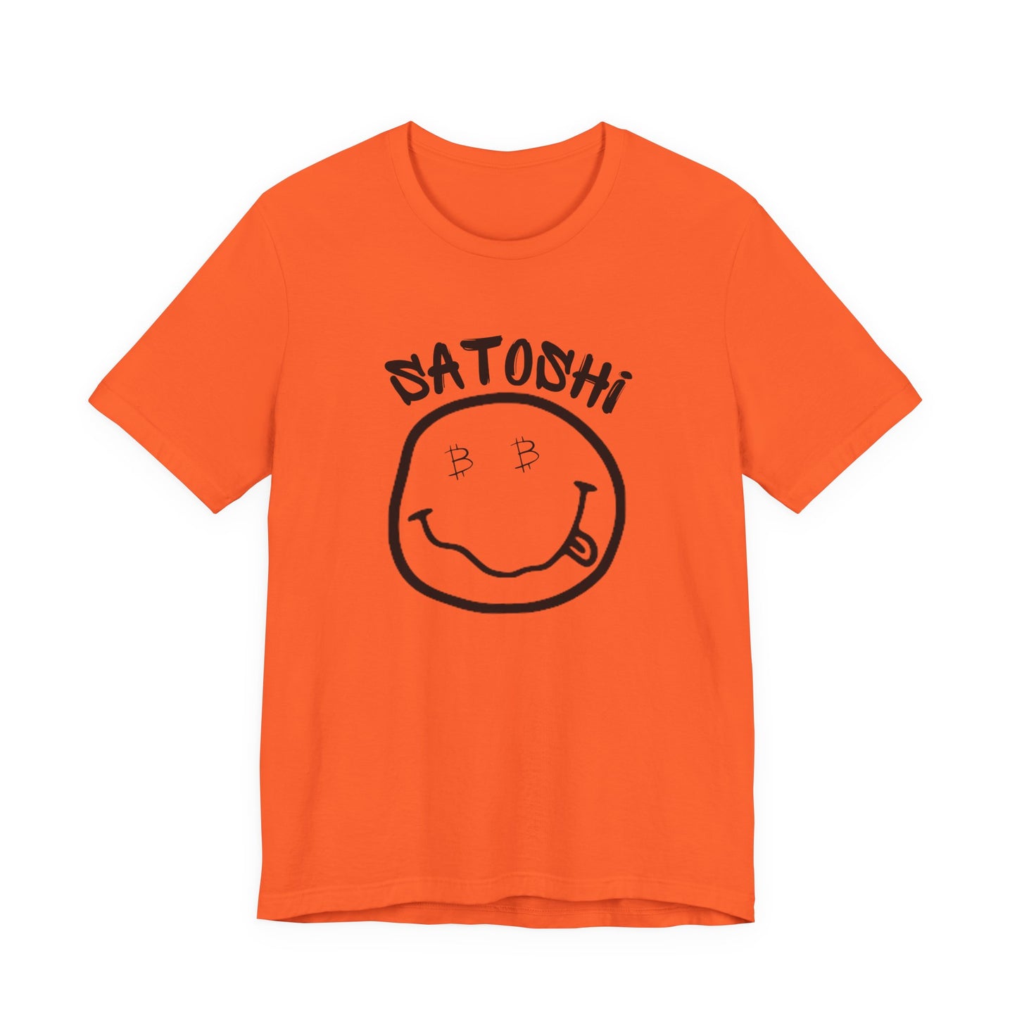 Bitcoin Eyed Satoshi Smiley T-Shirt