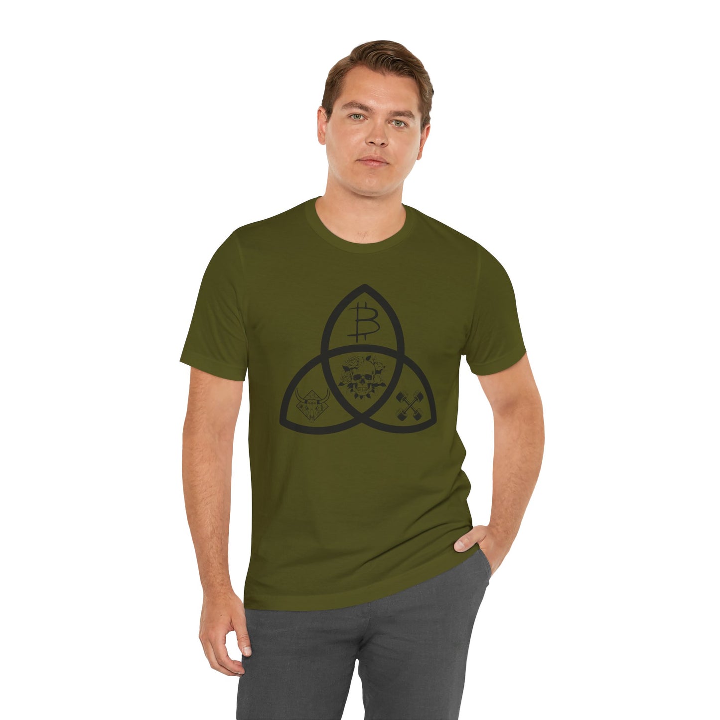 Beef Barbells Bitcoin Trifecta T-Shirt