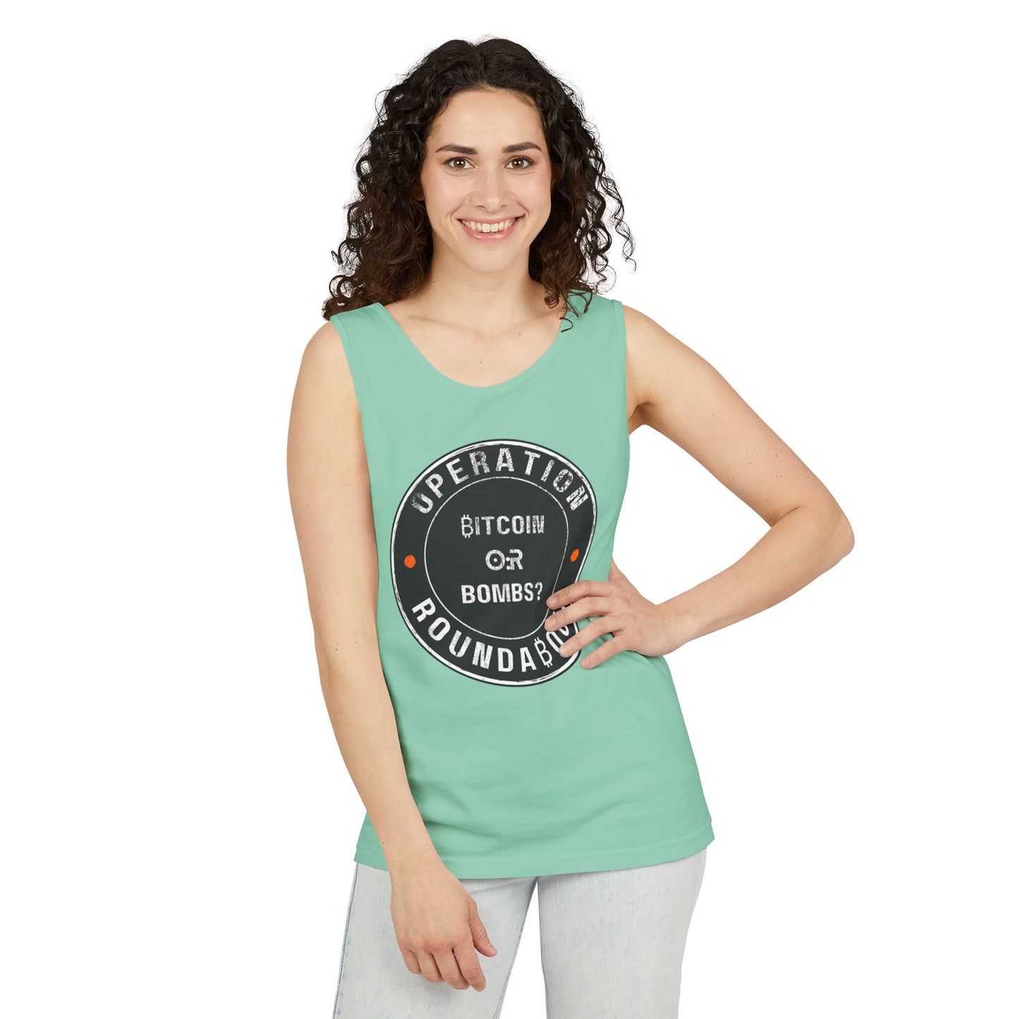 Bitcoin Or Bombs Operation Roundabout Tank Top