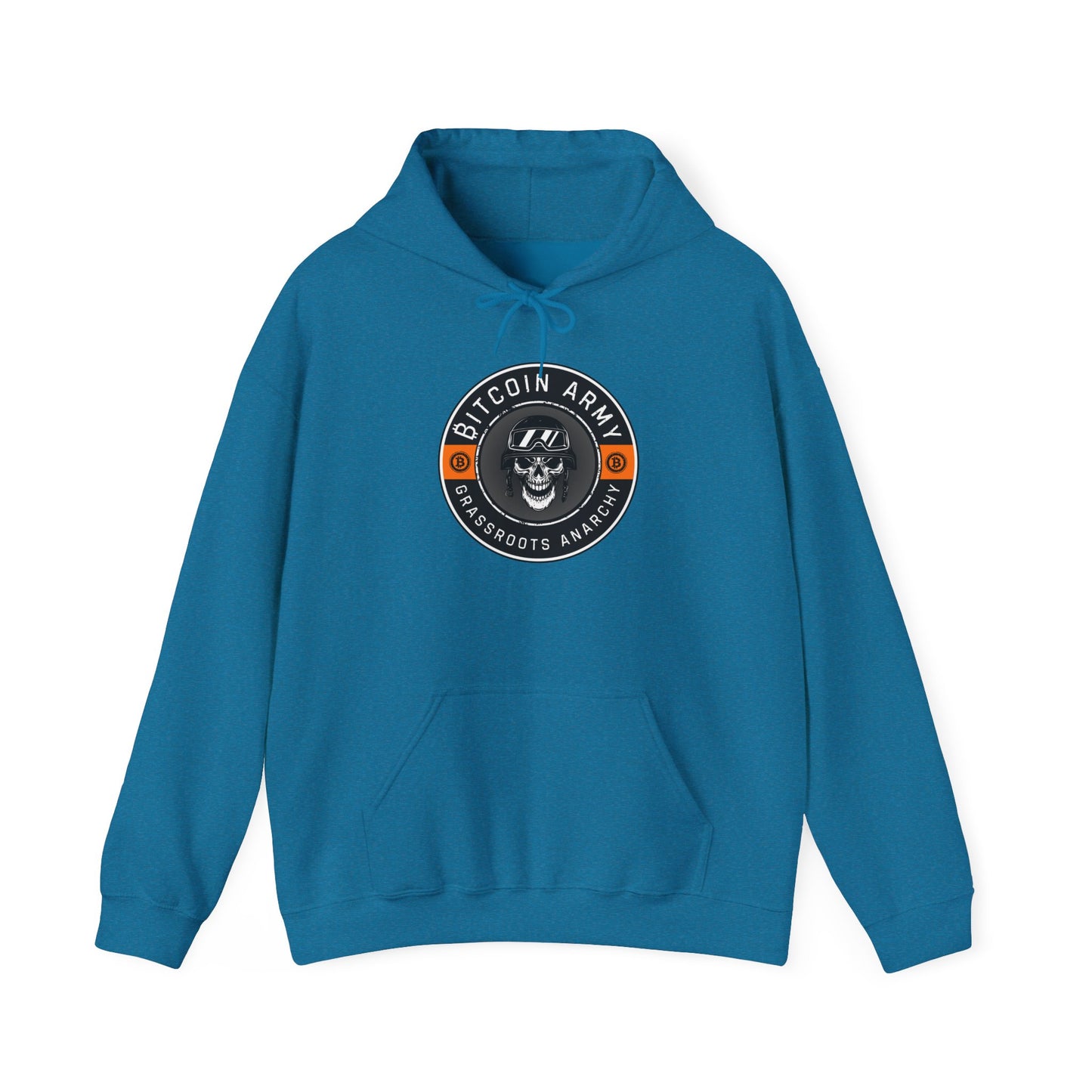 Bitcoin Army Grassroots Anarchy Hoodie
