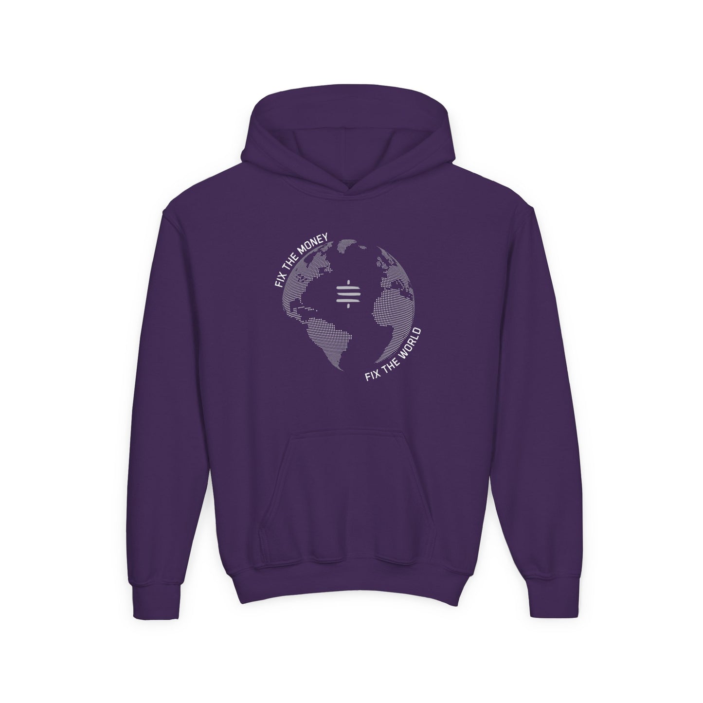 Fix The Money Fix The World Youth Hoodie