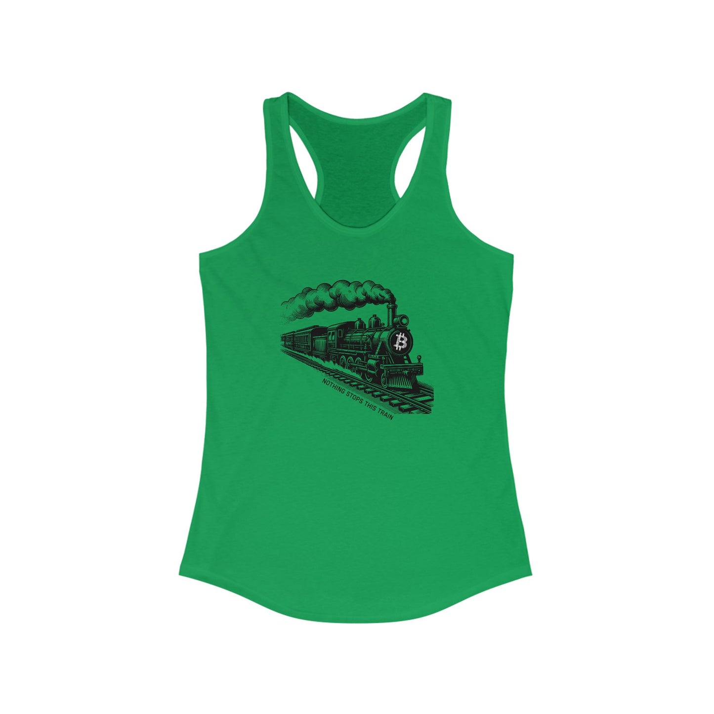 Nothing Stops This Train Women's Racerback Tank