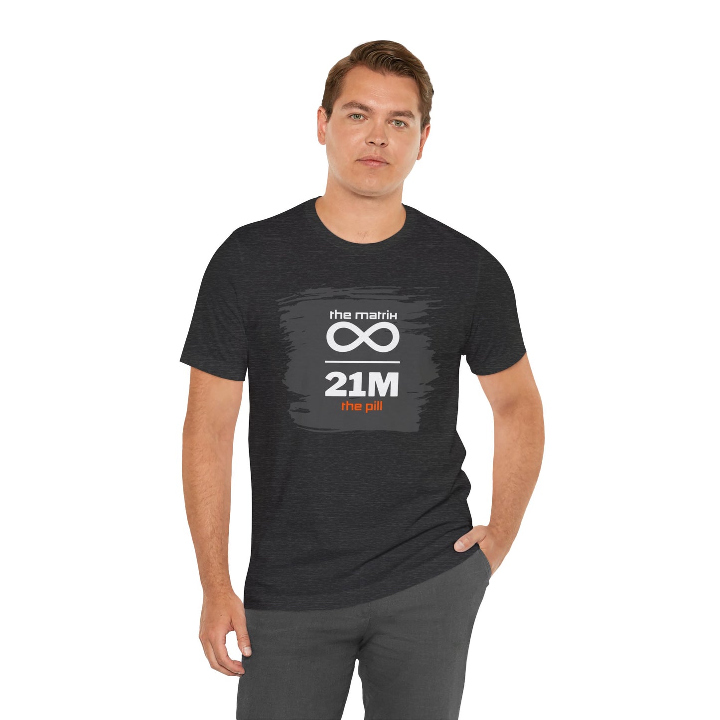 Fiat Matrix Bitcoin Orange Pill T-Shirt