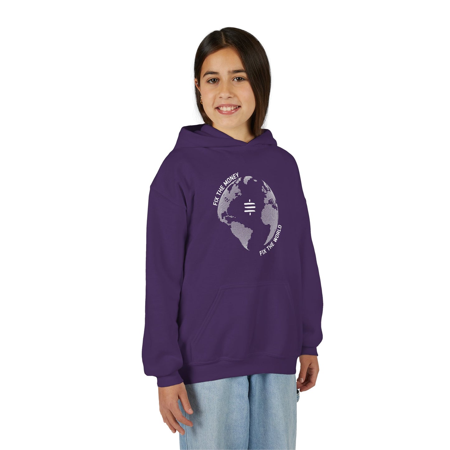 Fix The Money Fix The World Youth Hoodie
