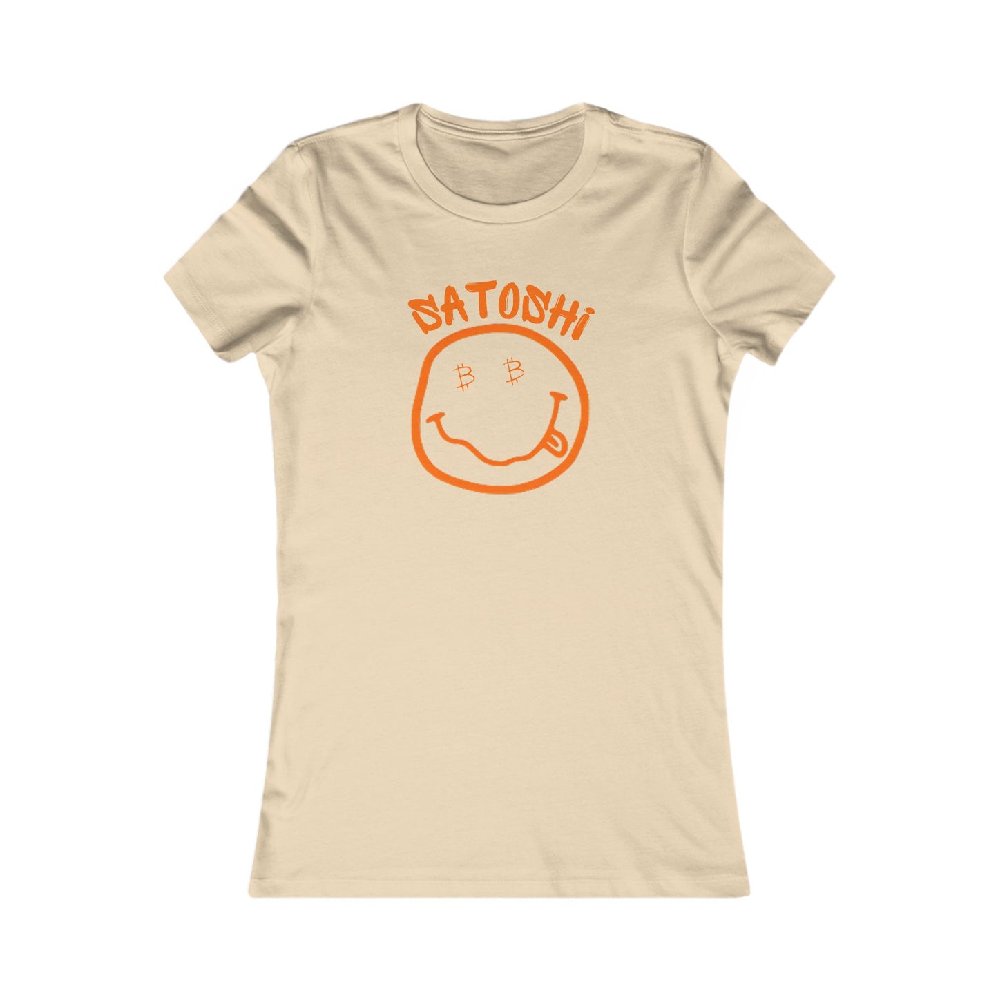 Bitcoin Eyed Satoshi Smiley Women's T-Shirt