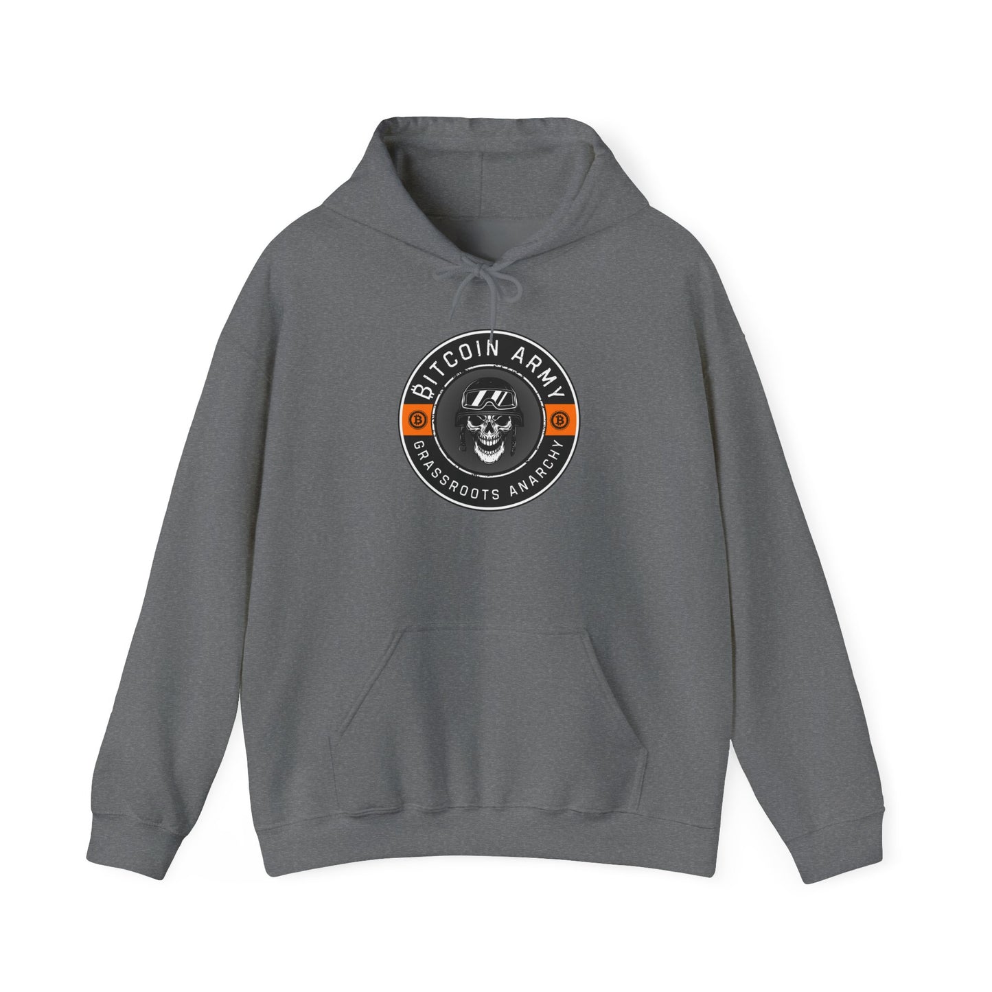 Bitcoin Army Grassroots Anarchy Hoodie