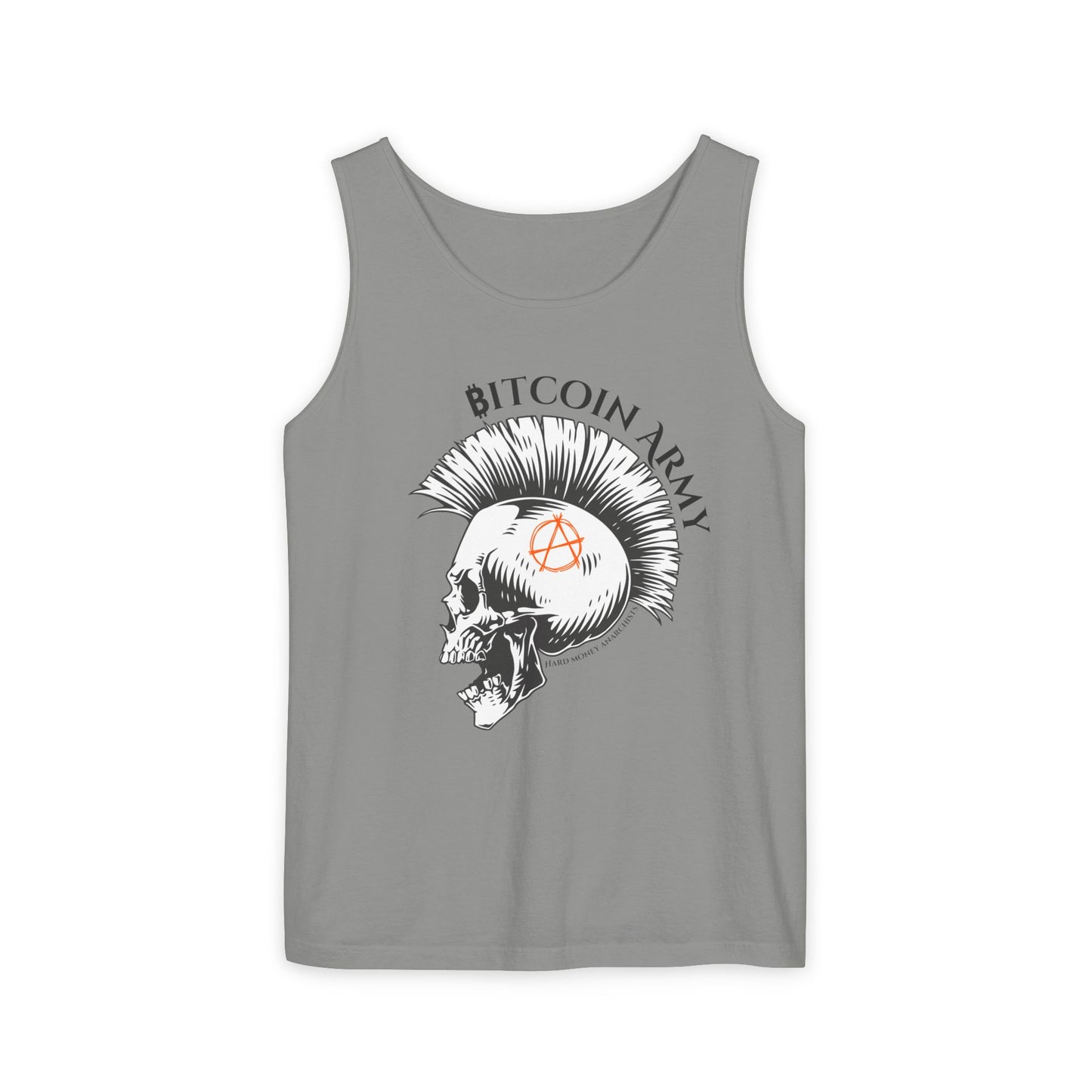 Bitcoin Army Hard Money Anarchists Tank Top
