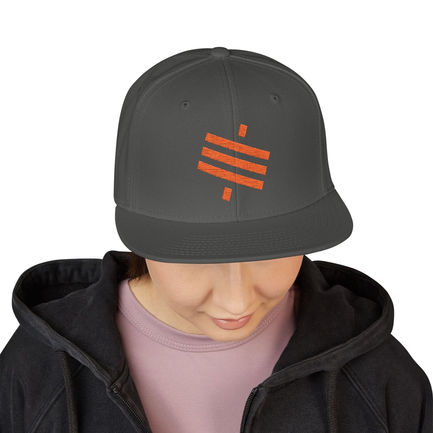 SATS Symbol Embroidered Snapback Hat