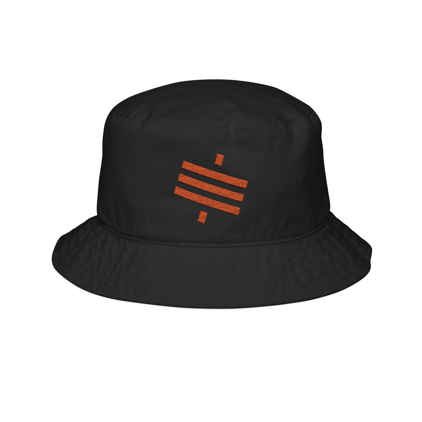 SATS Symbol Embroidered Bucket Hat Orange