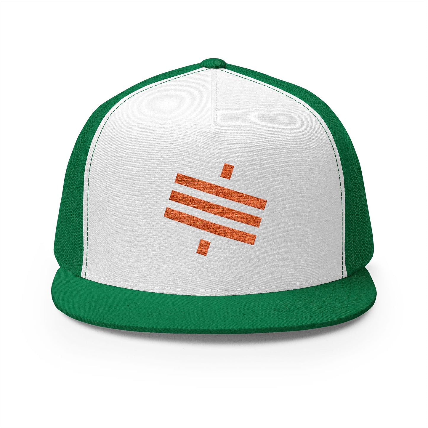 SATS Symbol Unisex Flat Brim Trucker Hat