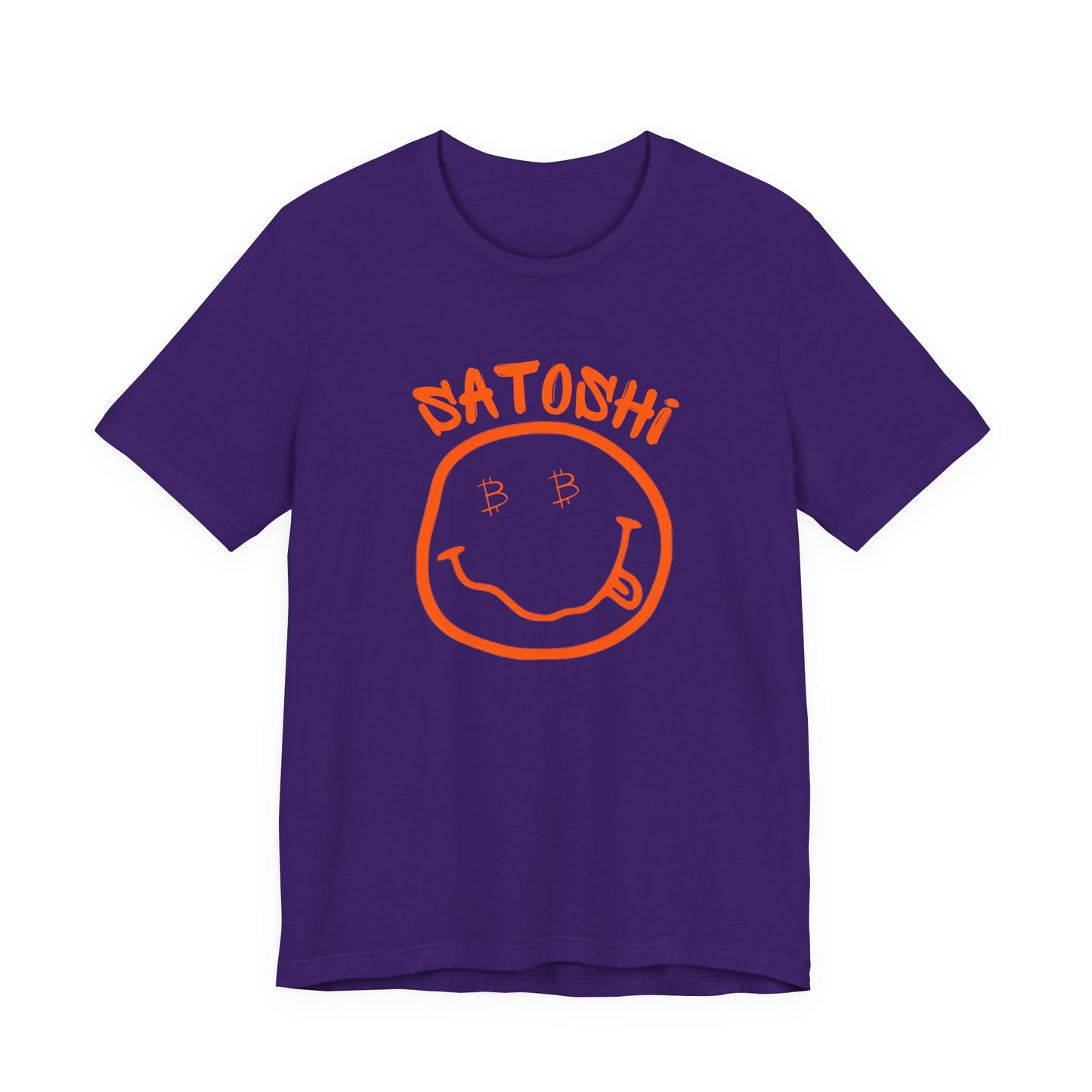 Bitcoin Eyed Satoshi Smiley T-Shirt
